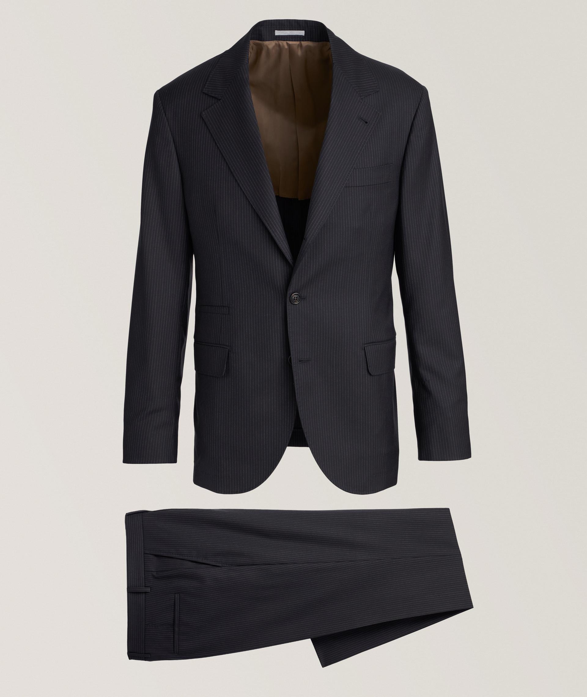 Pinstripe Virgin Wool Suit image 0