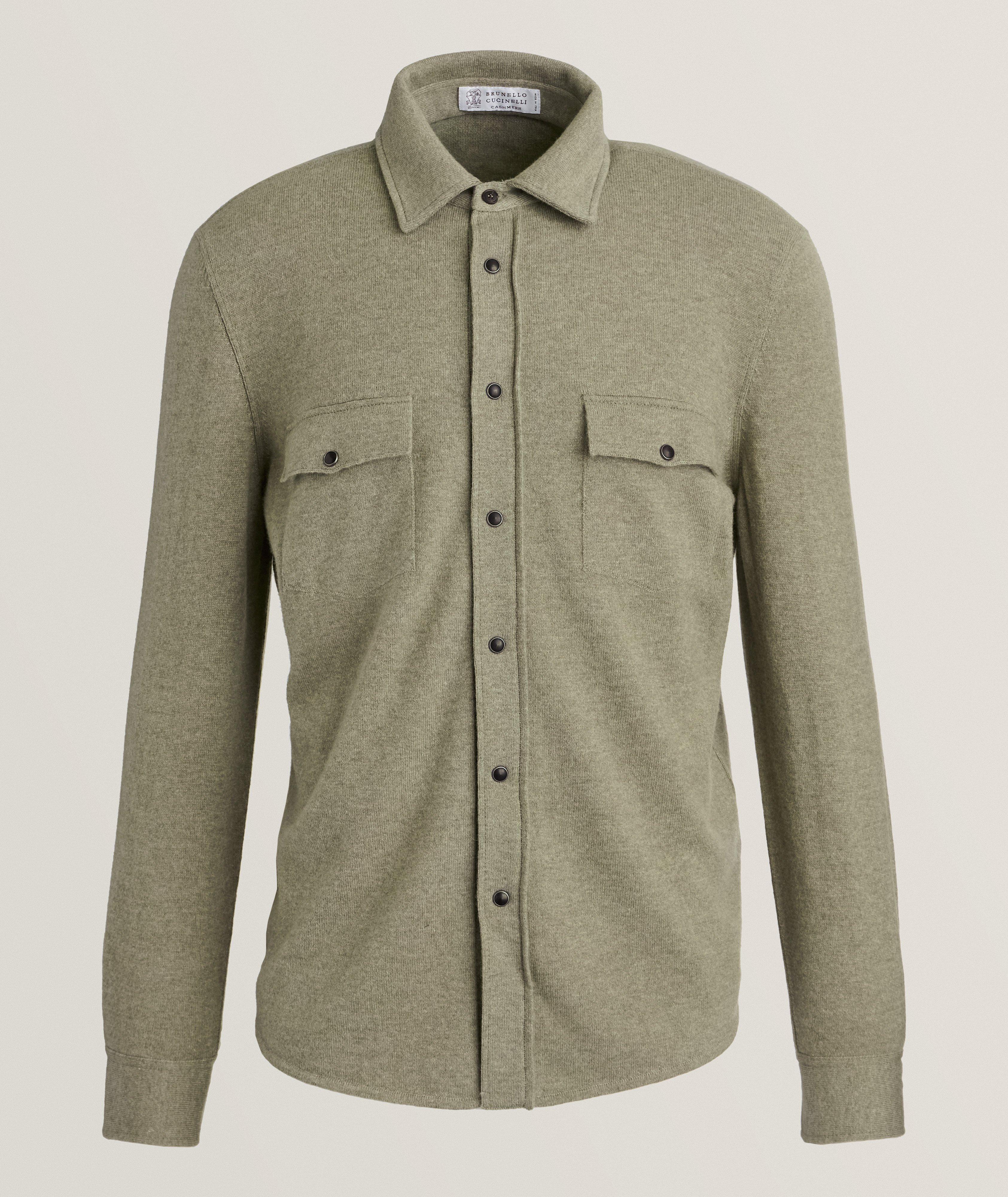 Wool-Cashmere Western Overshirt image 0