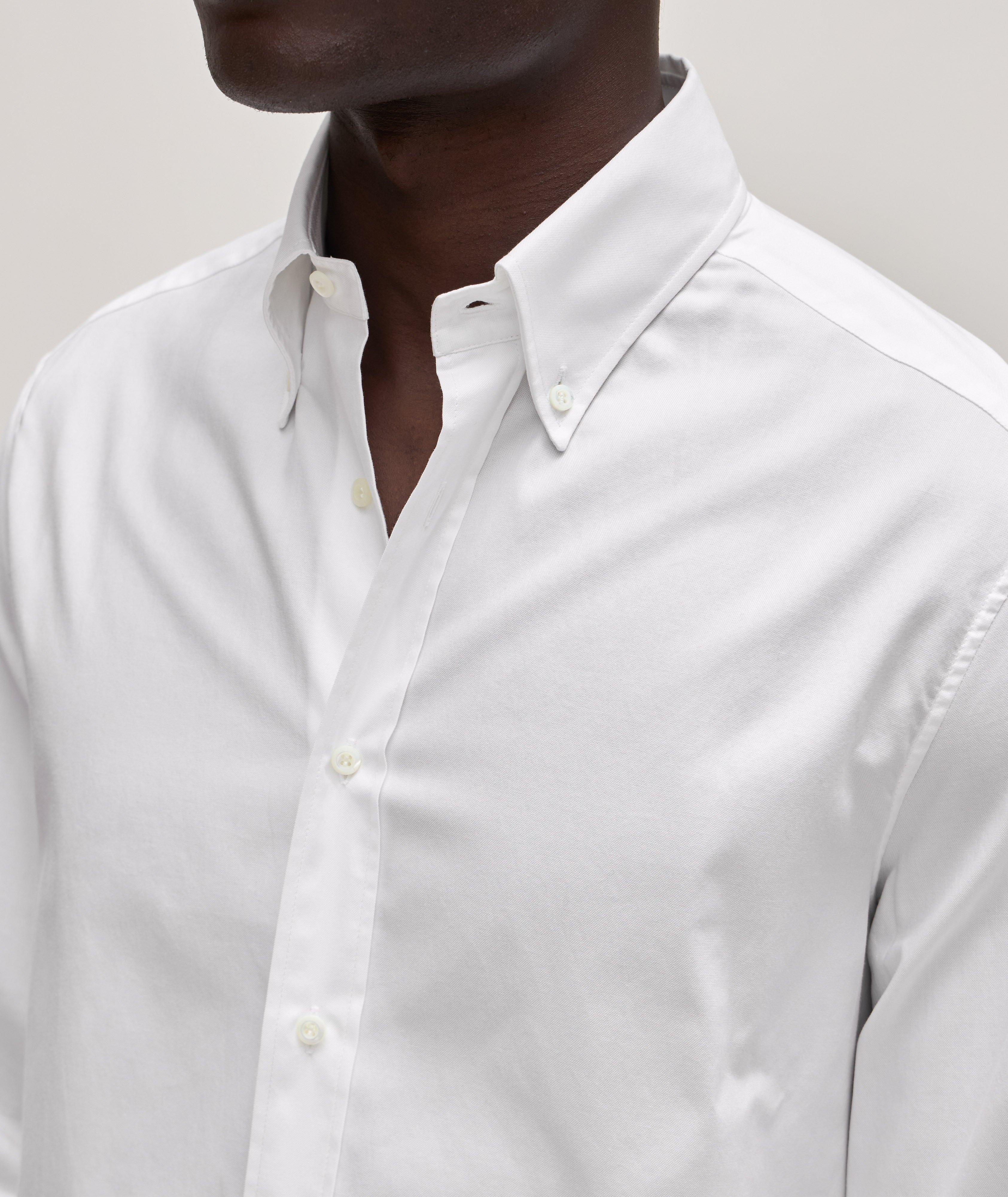 Basic Fit Oxford Cotton Button-Down Shirt  image 3