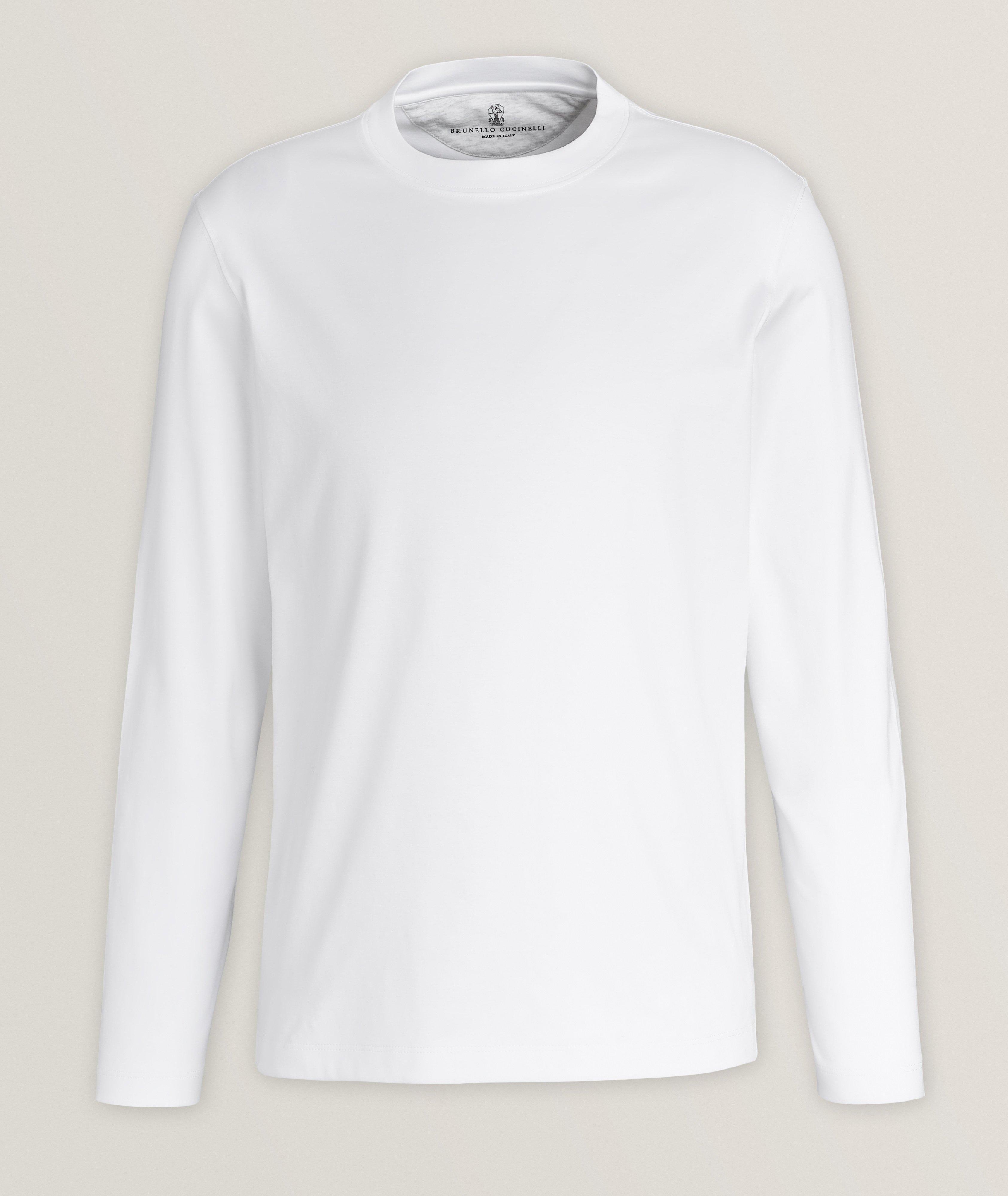 Essential Long-Sleeve Jersey Cotton T-Shirt  image 0