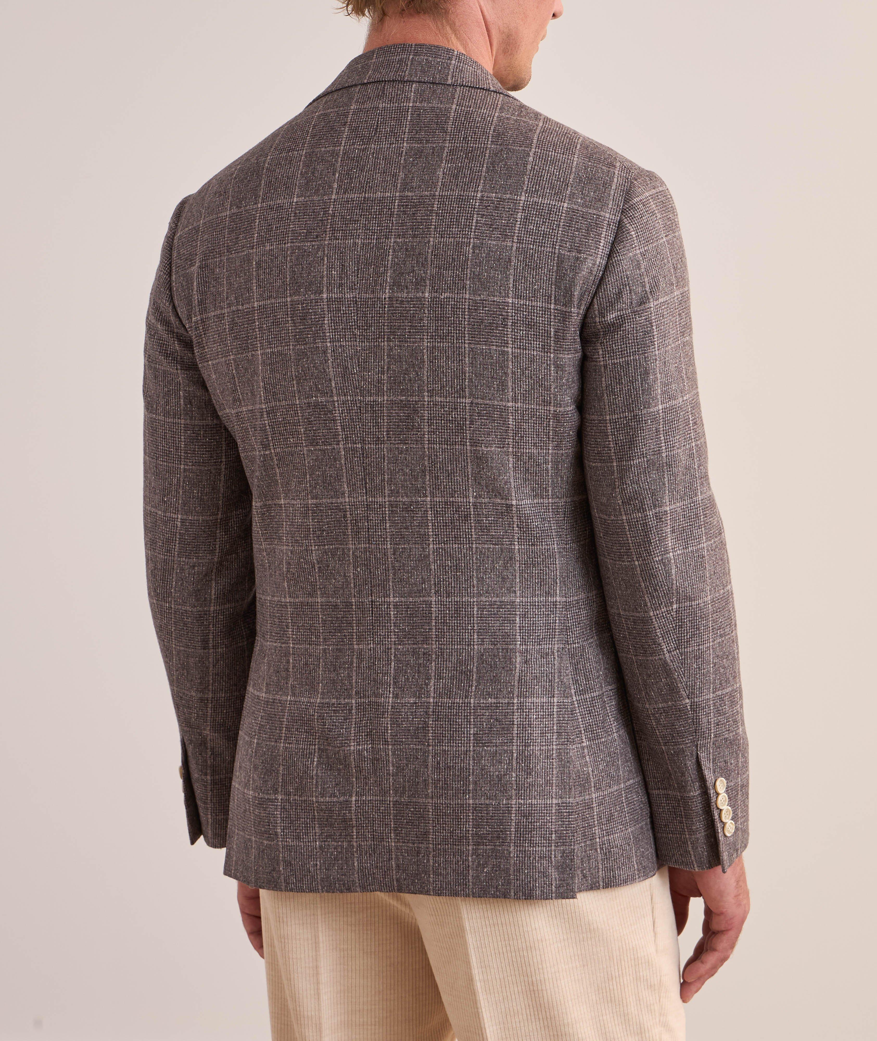 Glen Check Silk-Blend Sport Jacket image 2