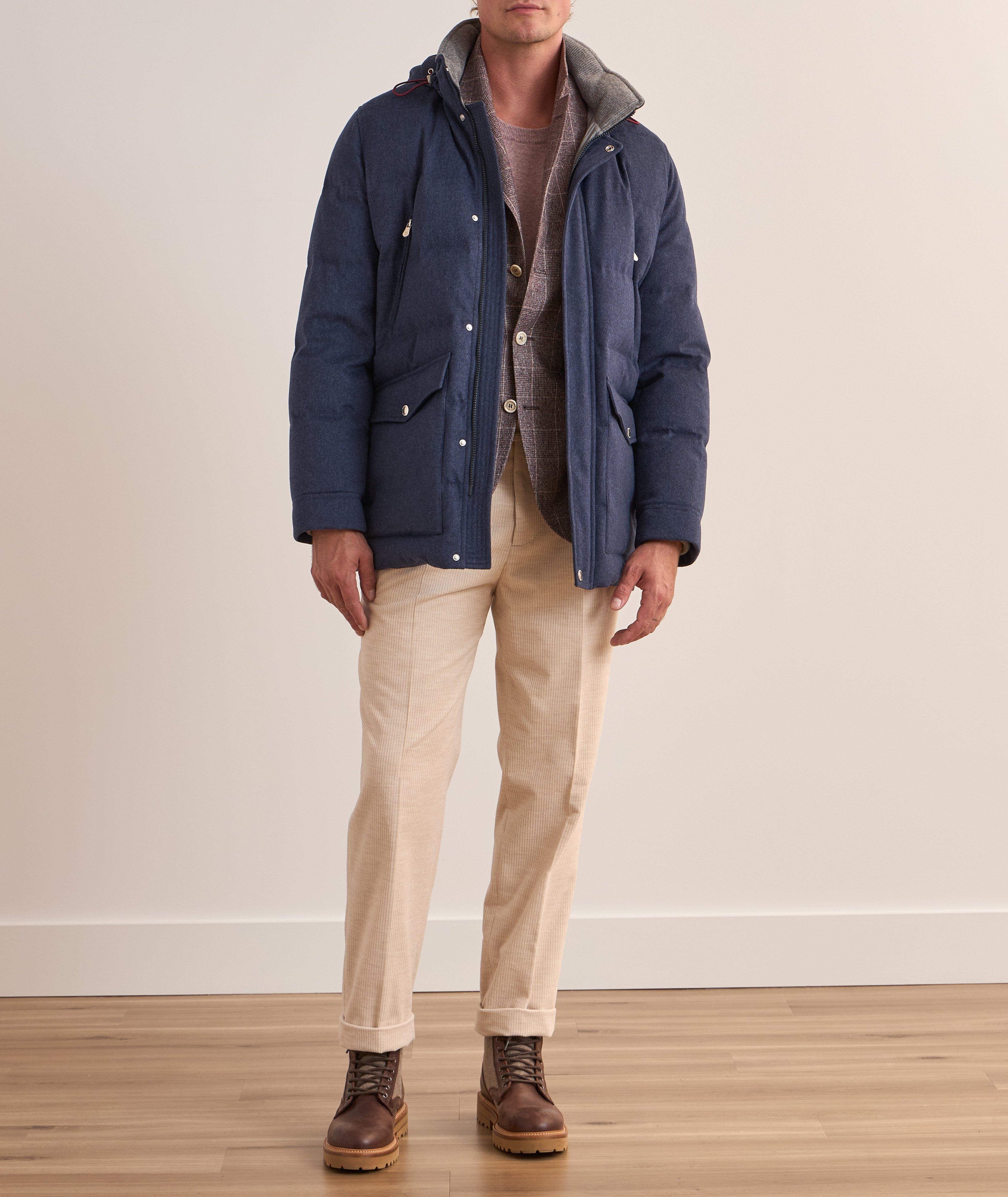 ジャケット BRUNELLO CUCINELLI Brunello Cucinelli Vichy Jacket Brunello Cucinelli Beaver Padded Wool Jacket | Coats | Harry