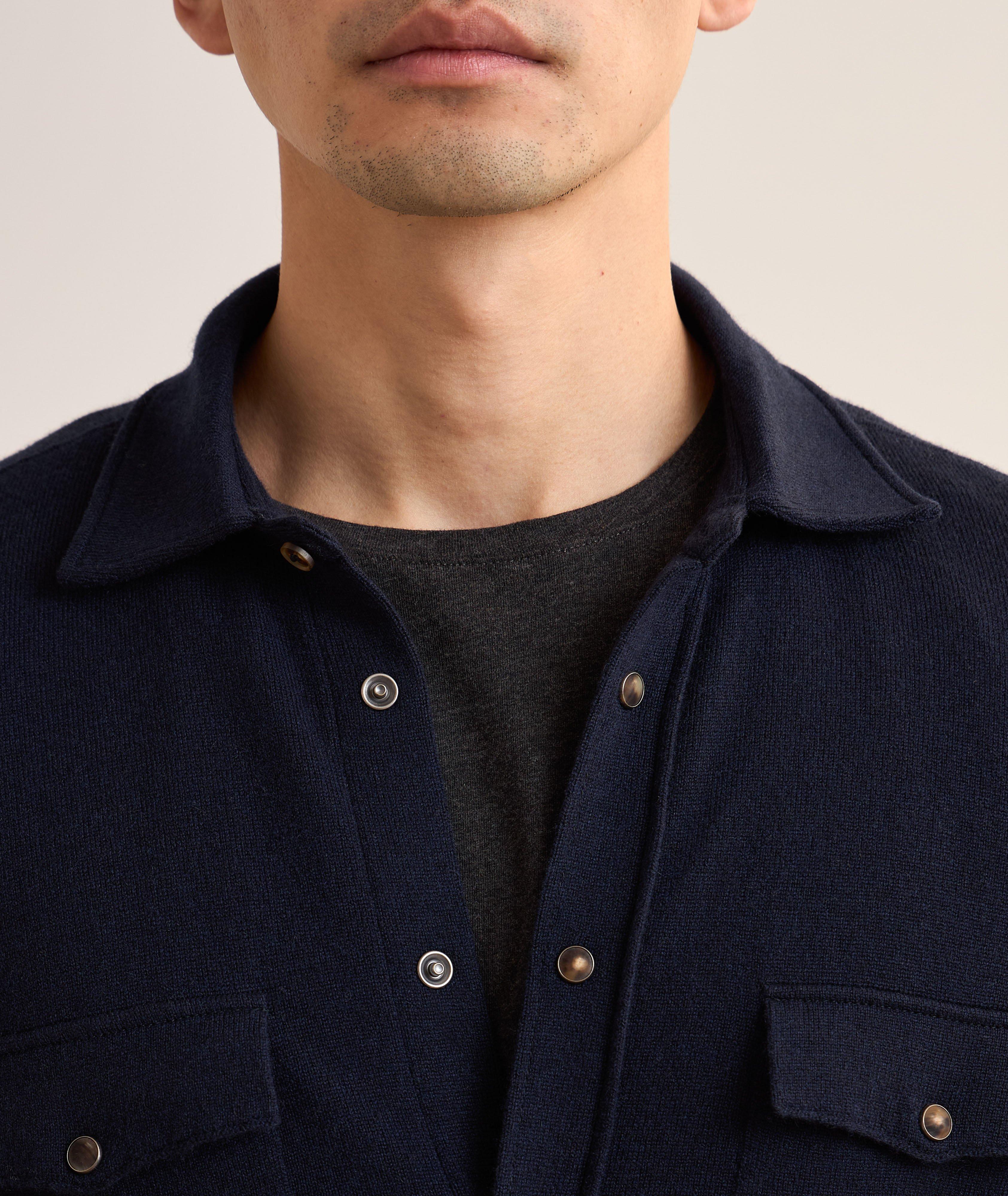 Western Wool-Cashmere-Silk Overshirt  image 3