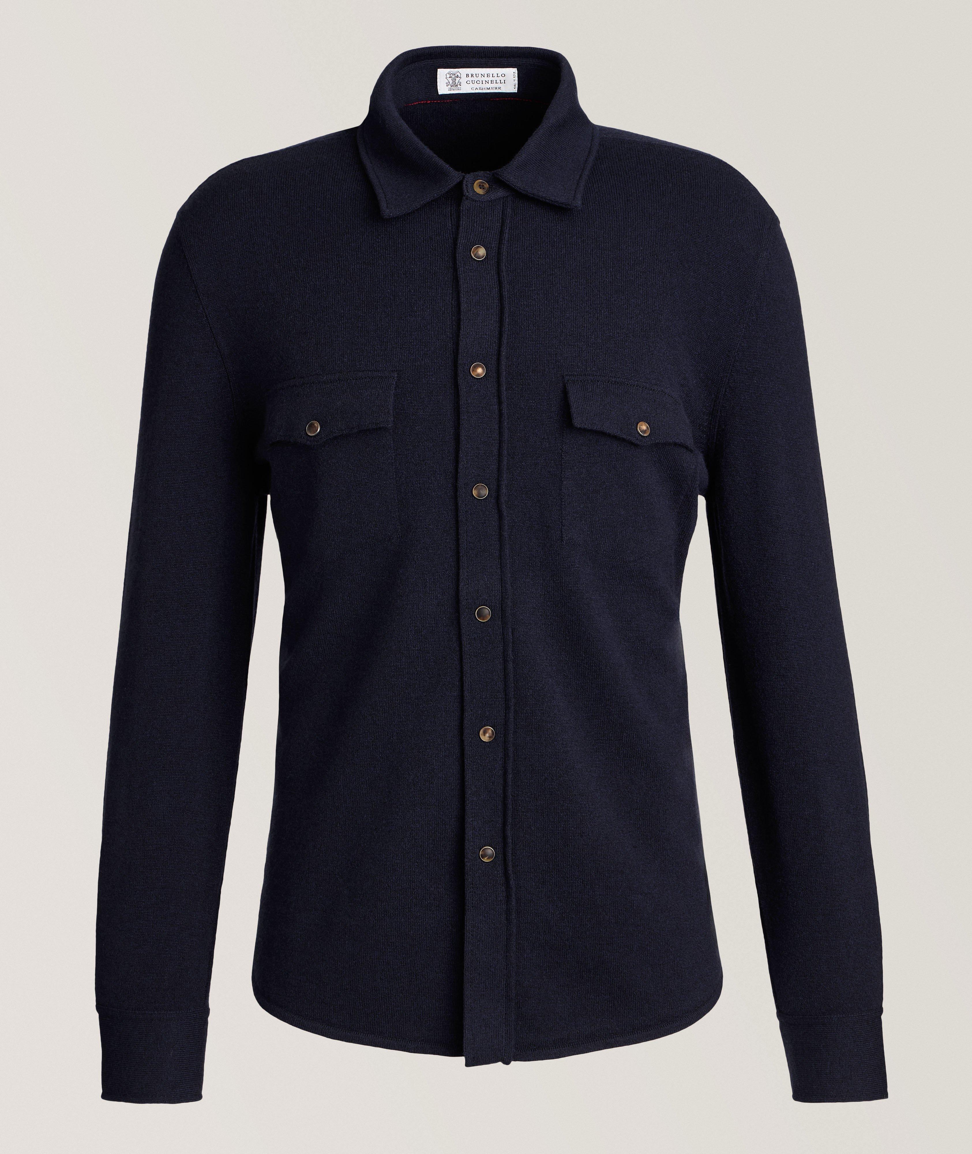Western Wool-Cashmere-Silk Overshirt  image 0