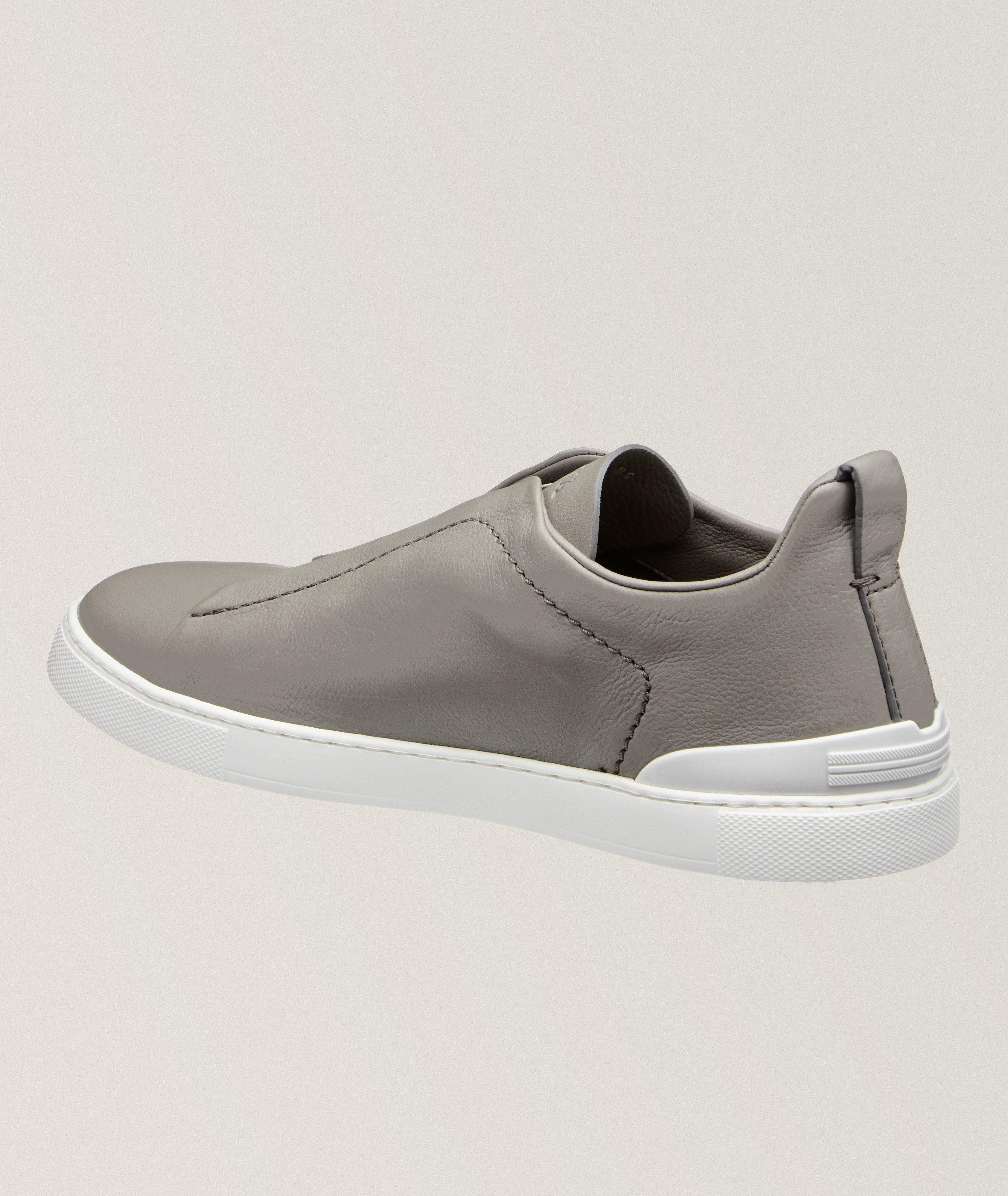 Triple Stitch Secondskin Leather Sneakers image 1