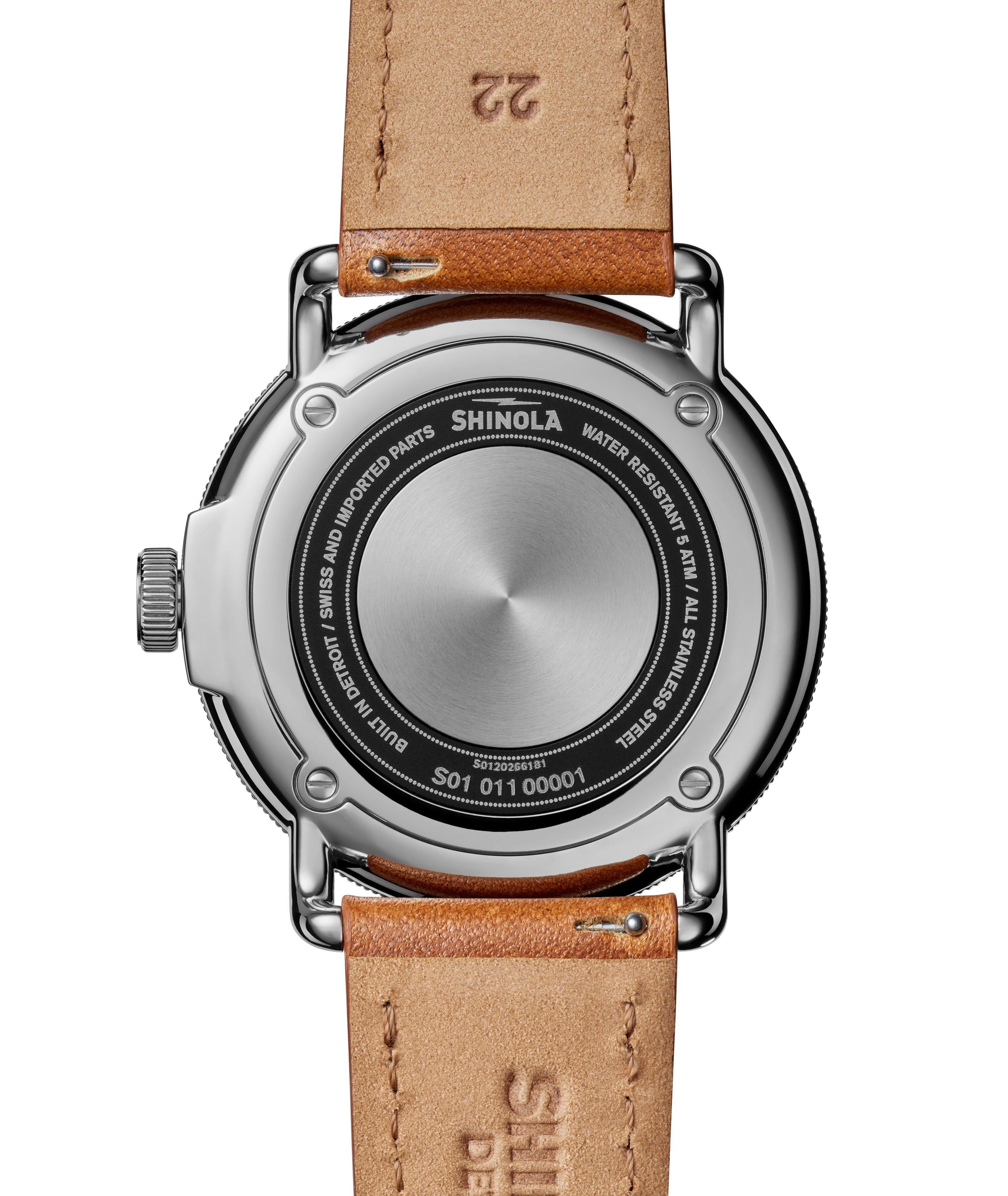 The Canfield Model C56 Leather Strap Watch image 3