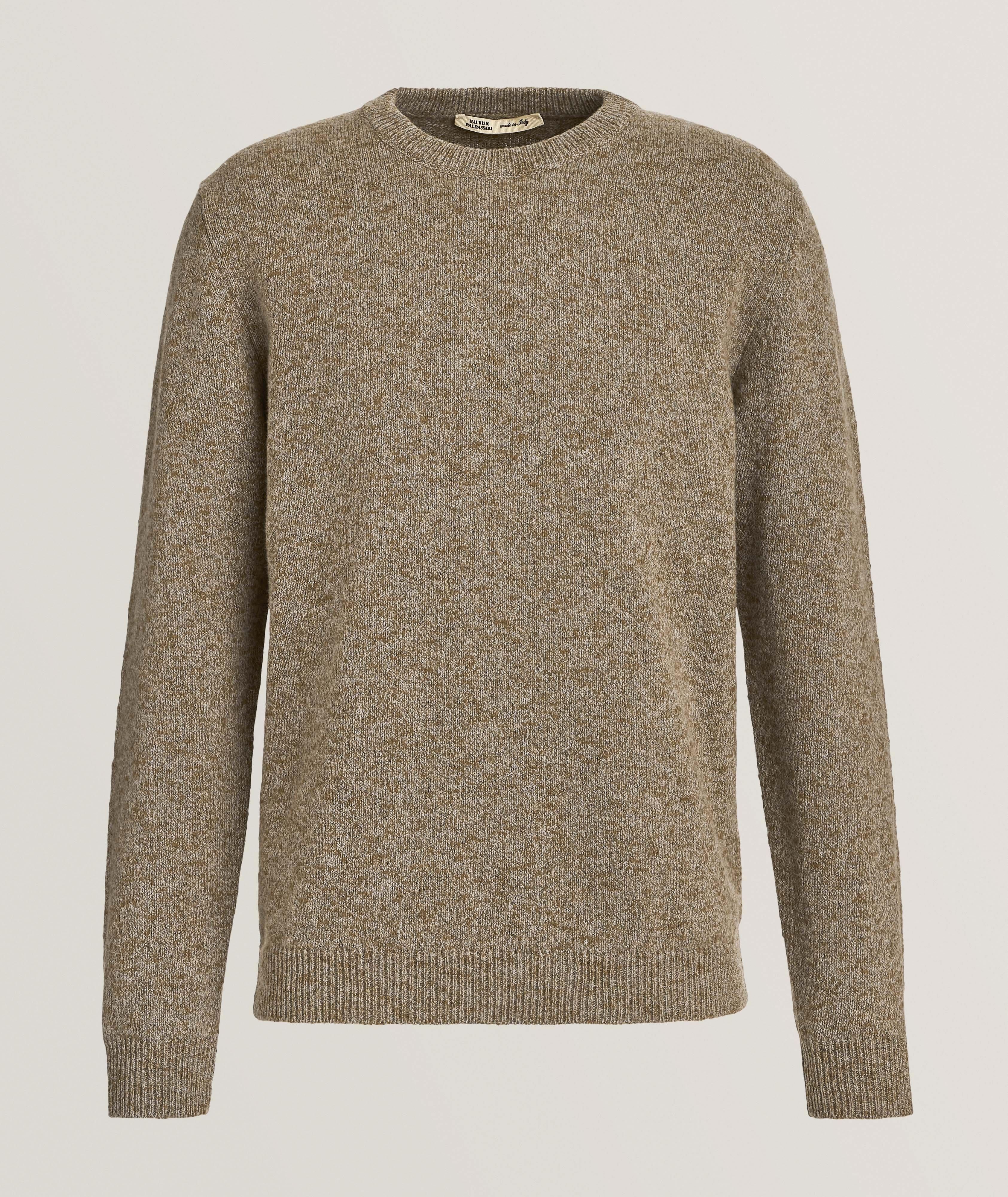 Mouliné Wool-Blend Crewneck Sweater  image 0