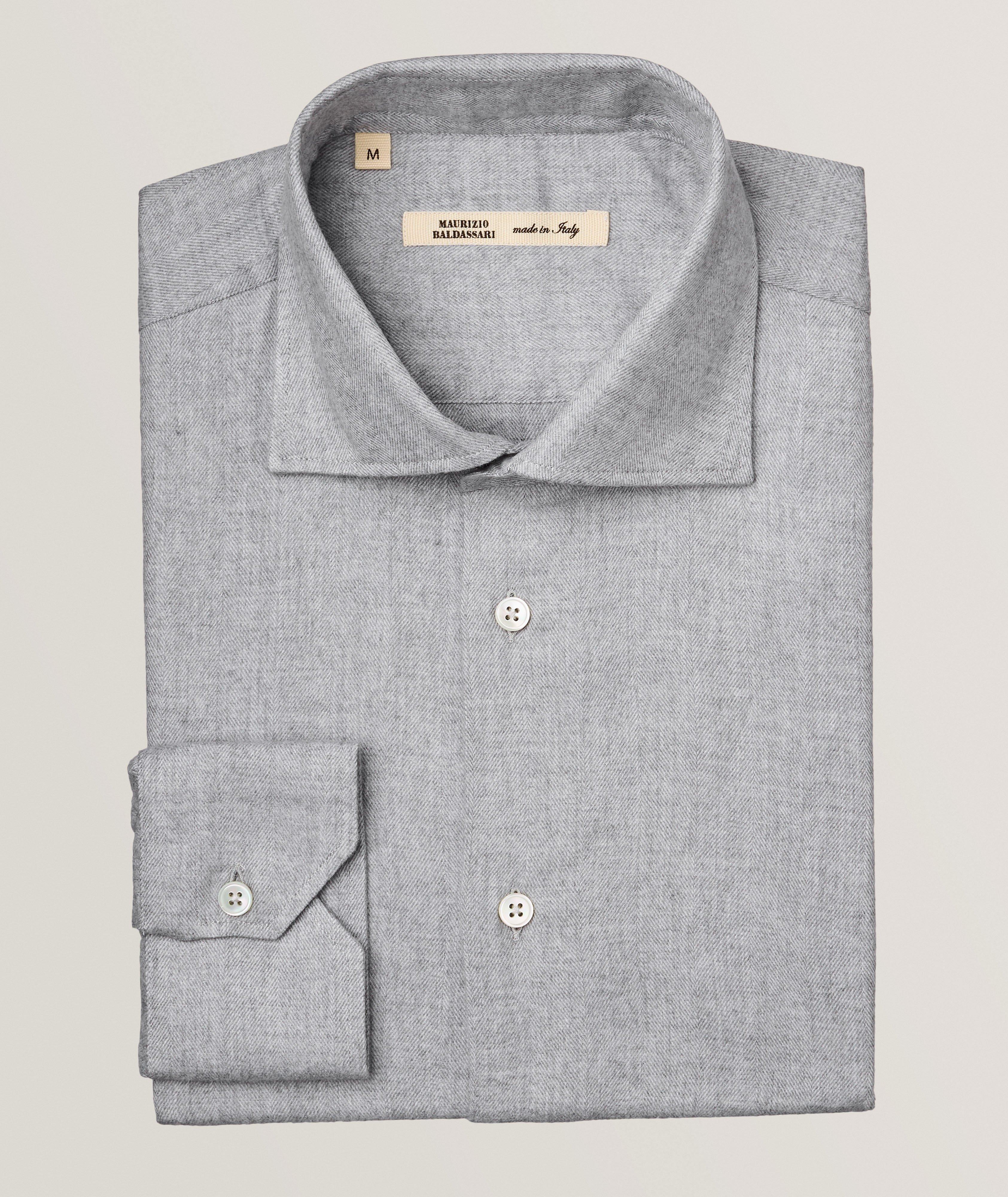 Herringbone Cotton-Lyocell Shirt image 0