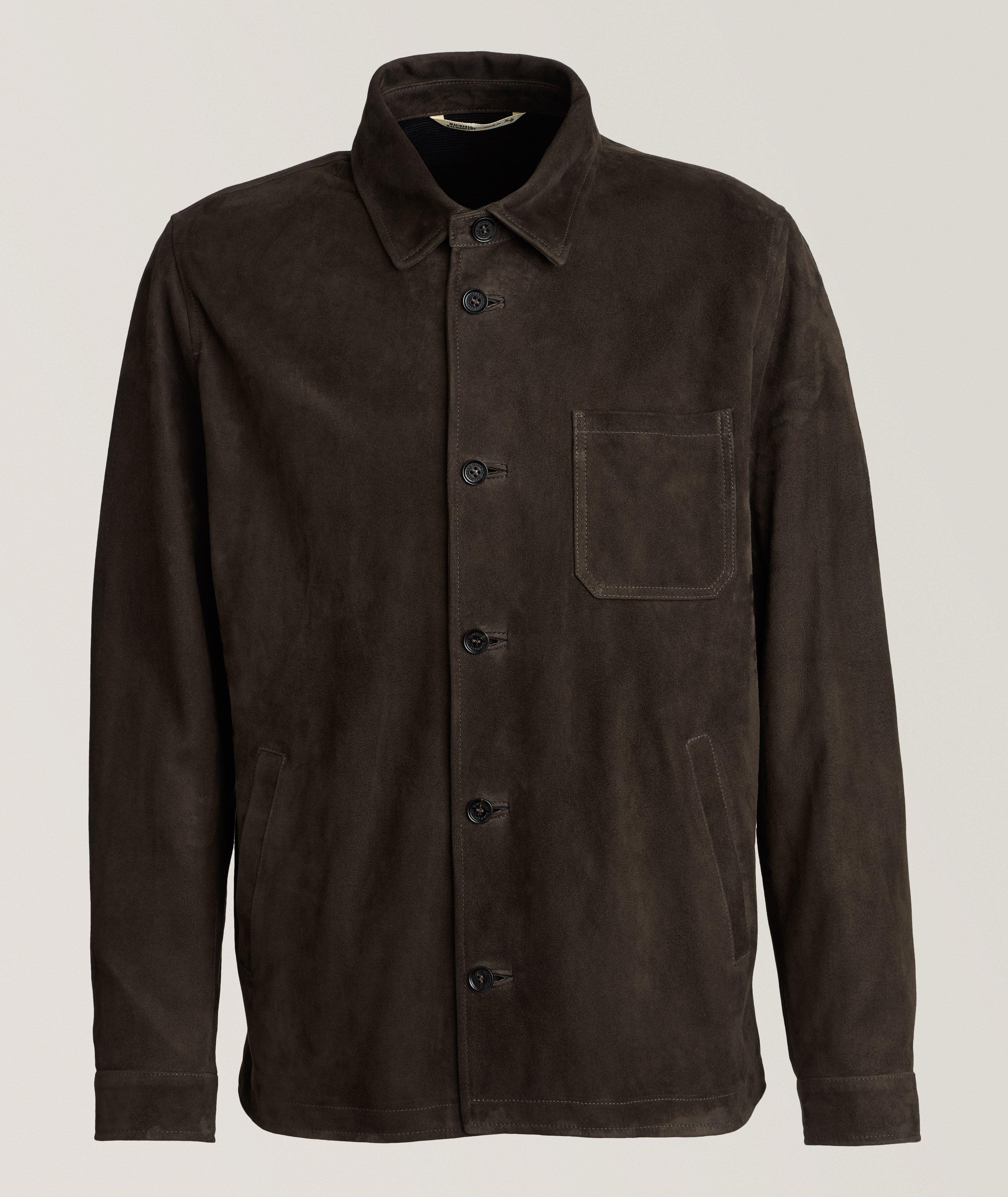 Suede Leather Overshirt  image 0