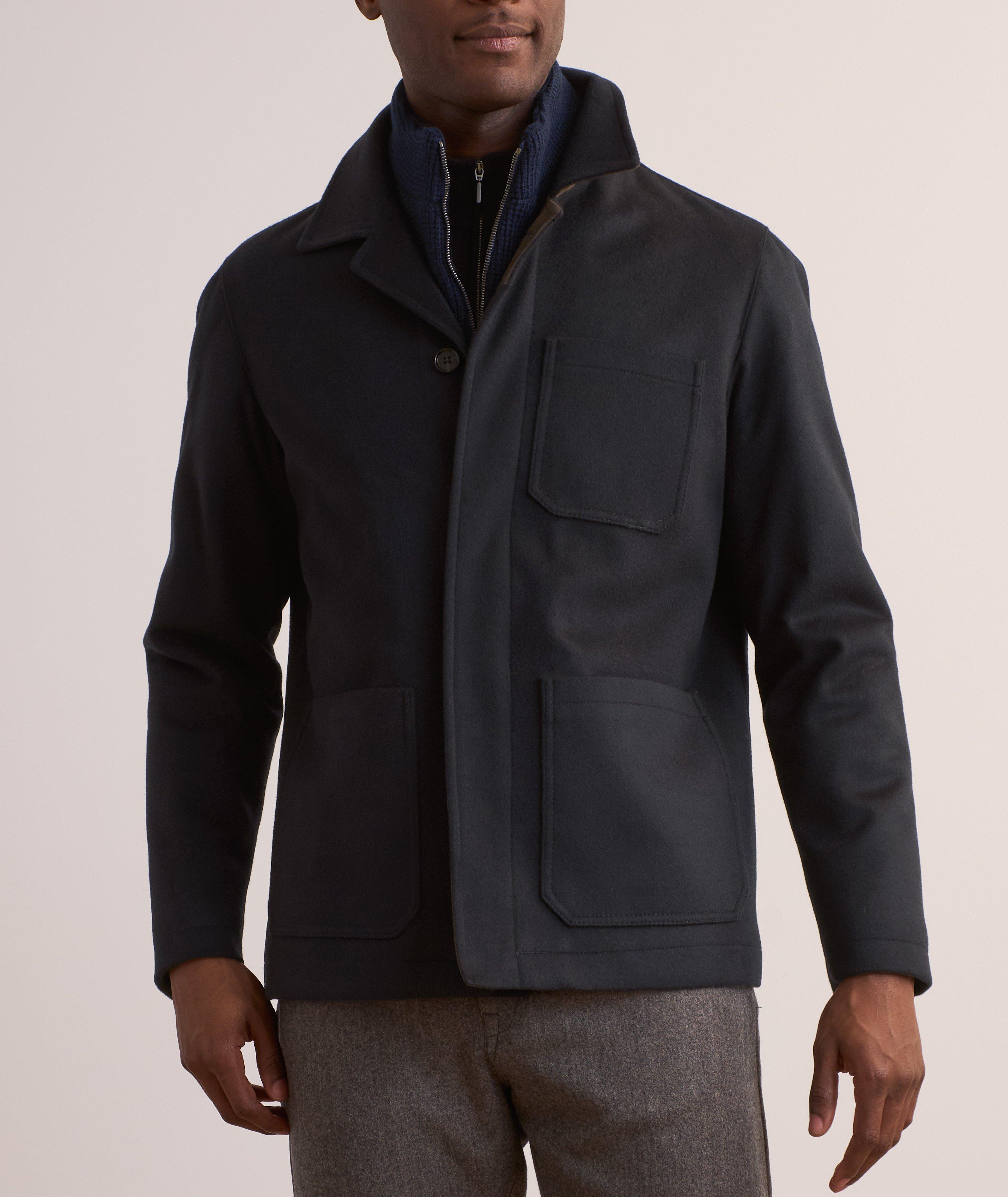 Insert Virgin Wool-Blend Carcoat  image 1