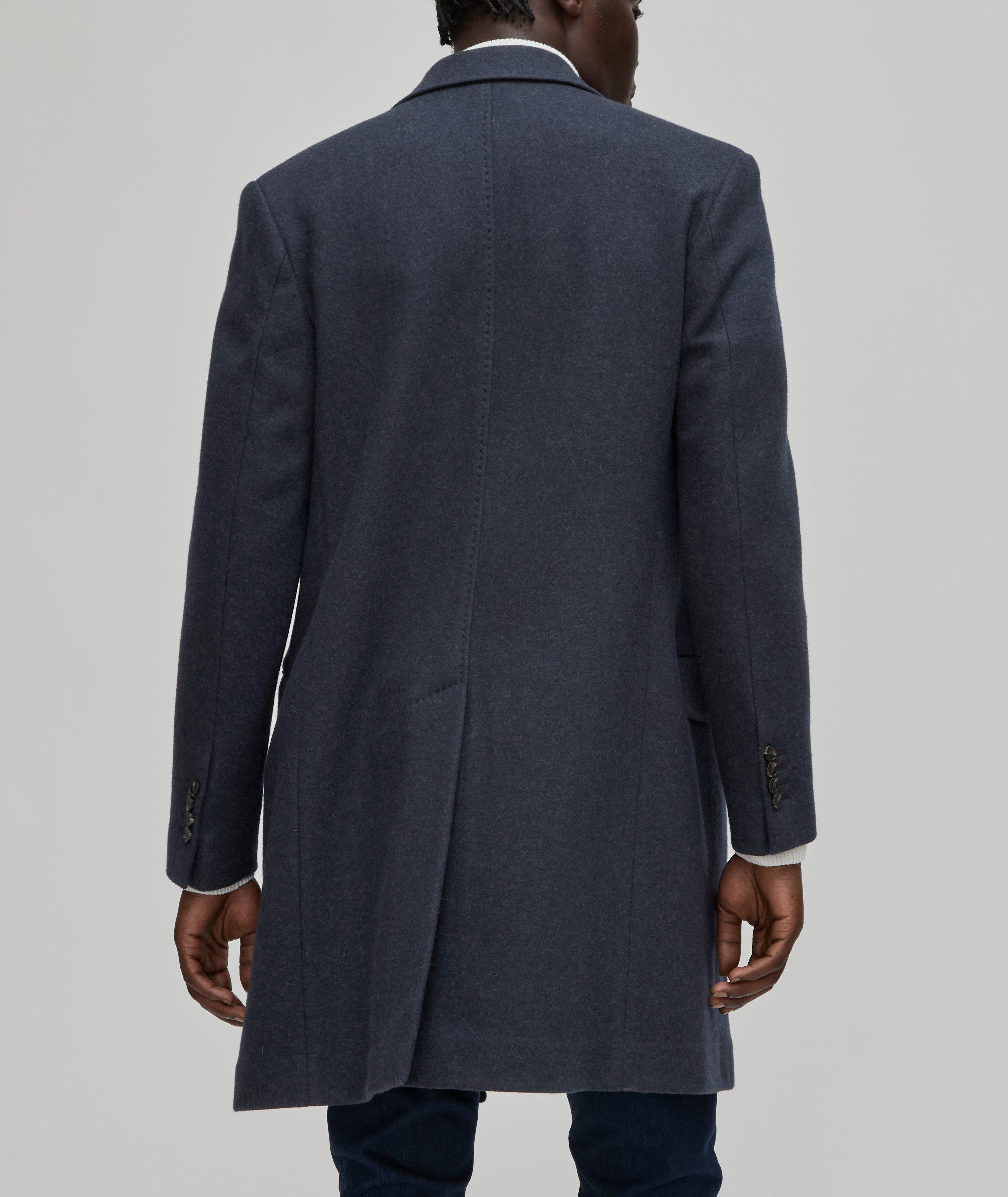 Wool-Blend Double-Breasted Coat image 2