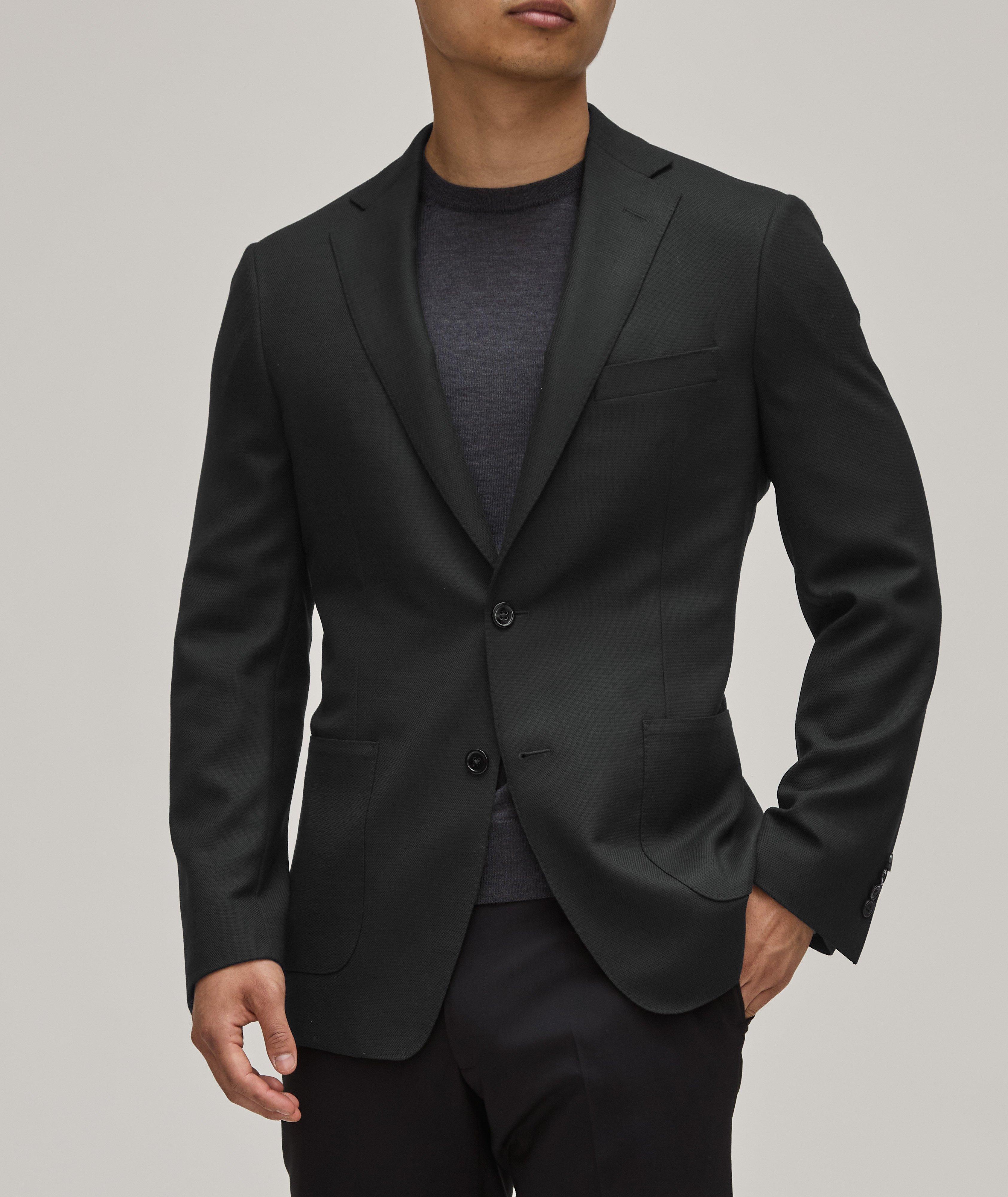 Hopsack Stretch-Wool Sport Jacket image 1