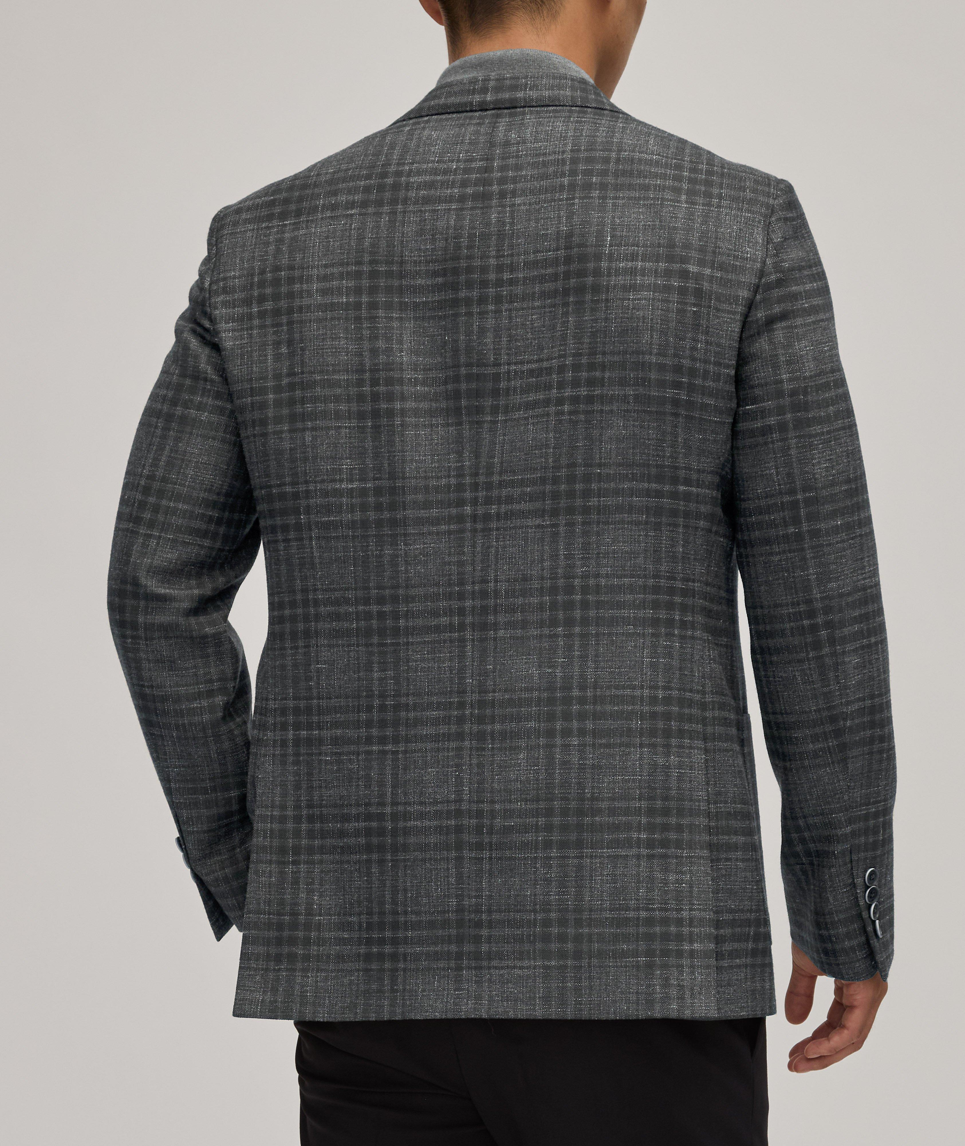 Check Stretch-Wool Blend Sport Jacket image 2