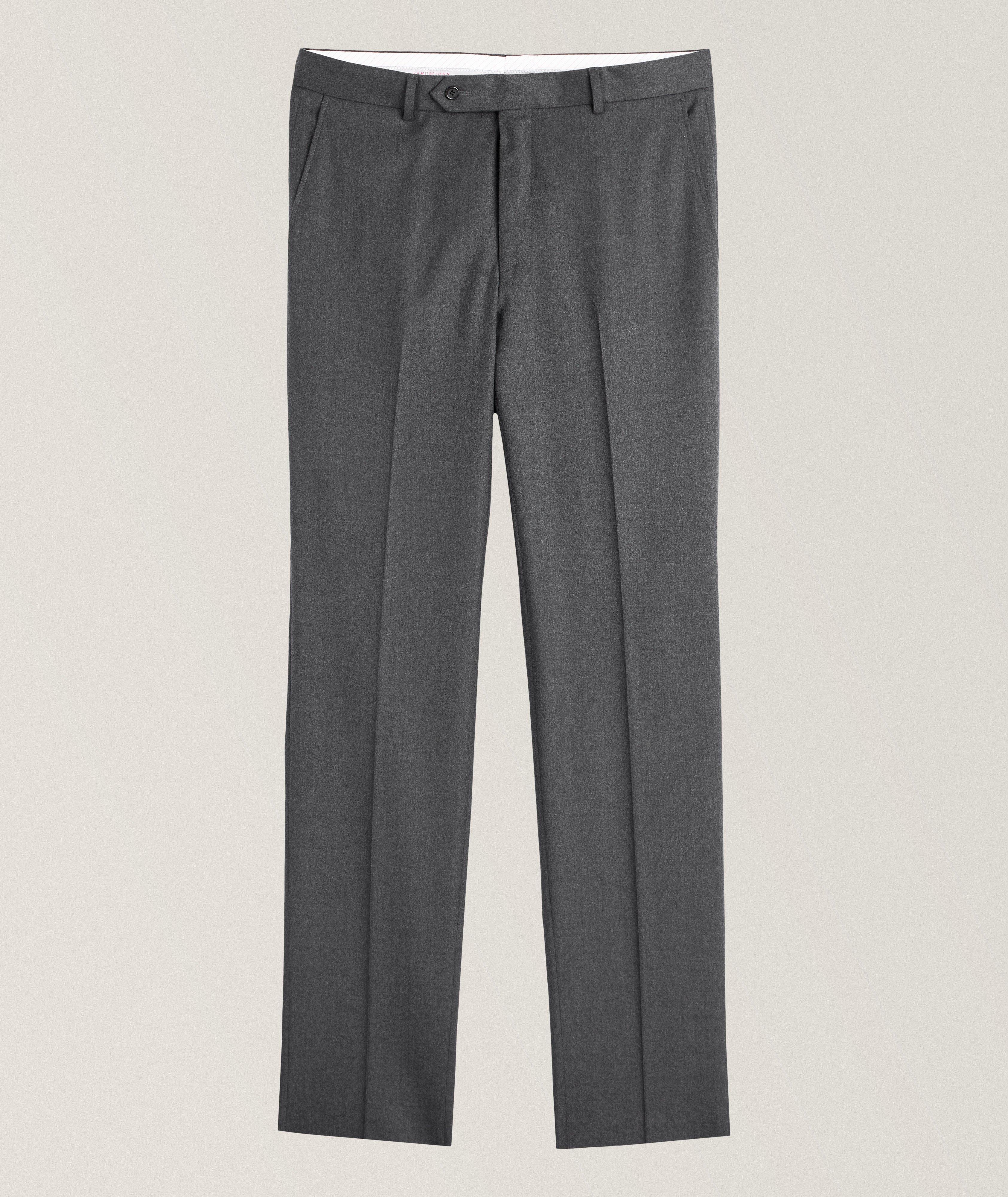 Stretch-Wool Dress Pants image 0