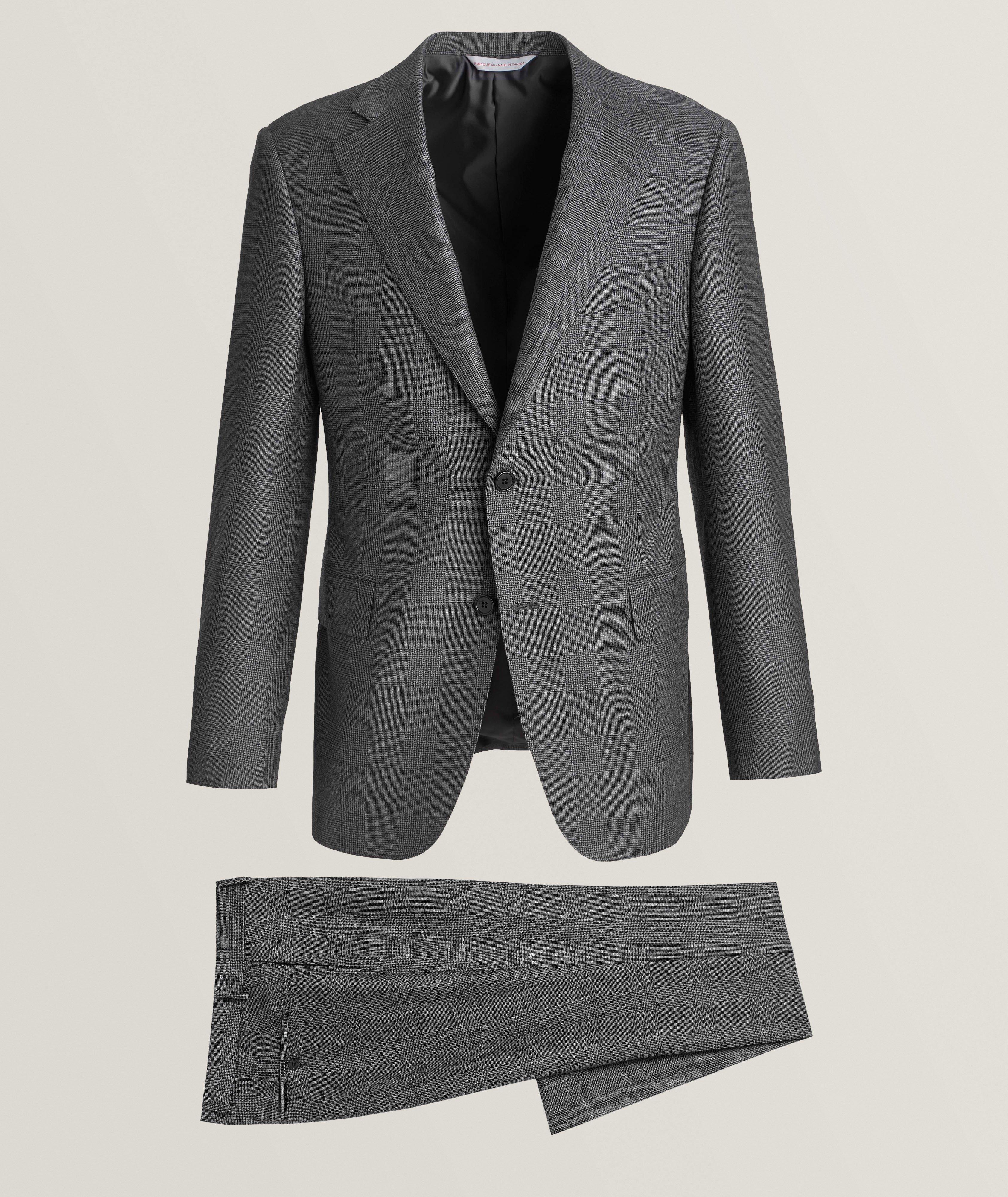 Samuelsohn Glen Check Wool Suit