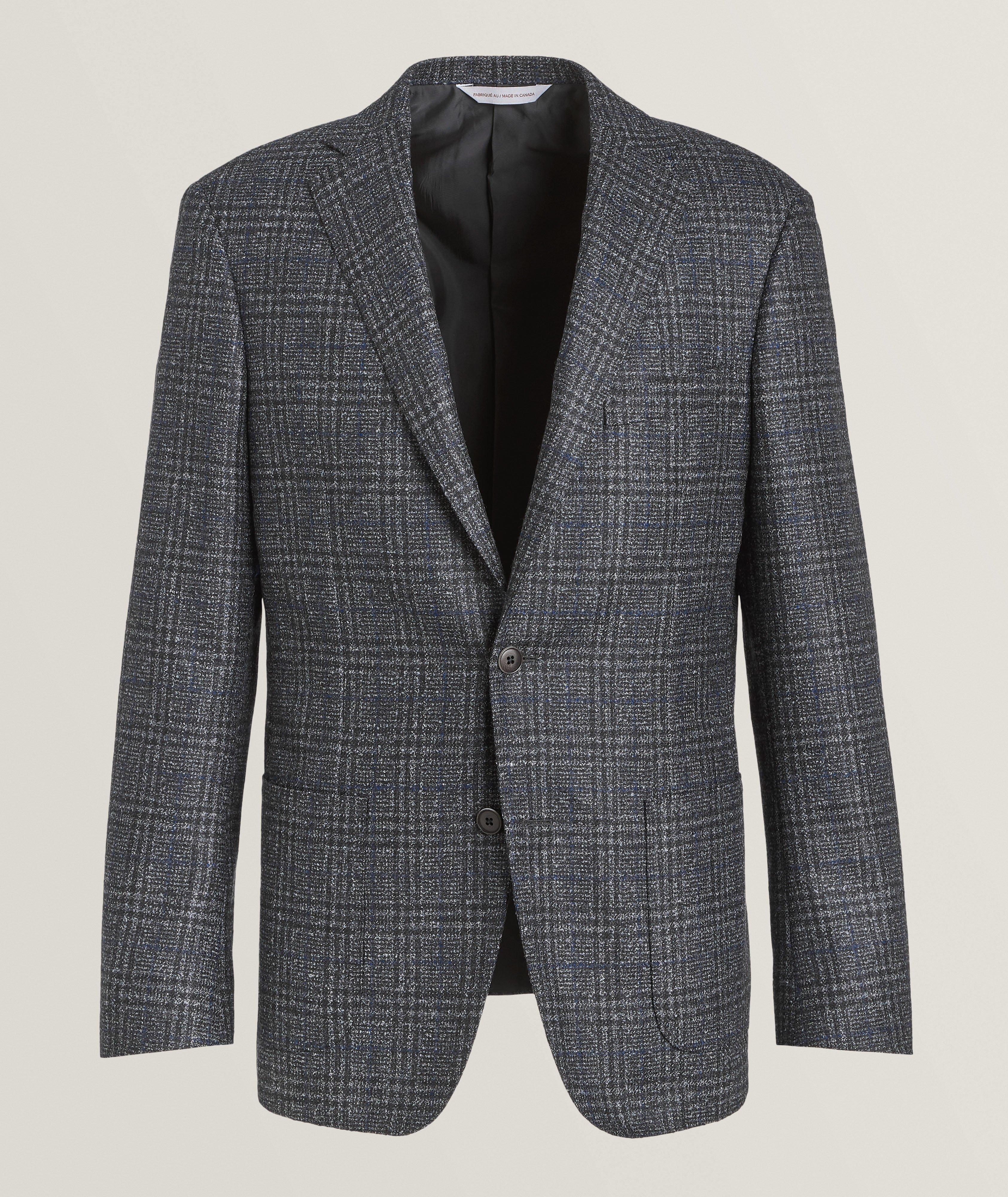 Plaid Wool-Blend Sport Jacket image 0