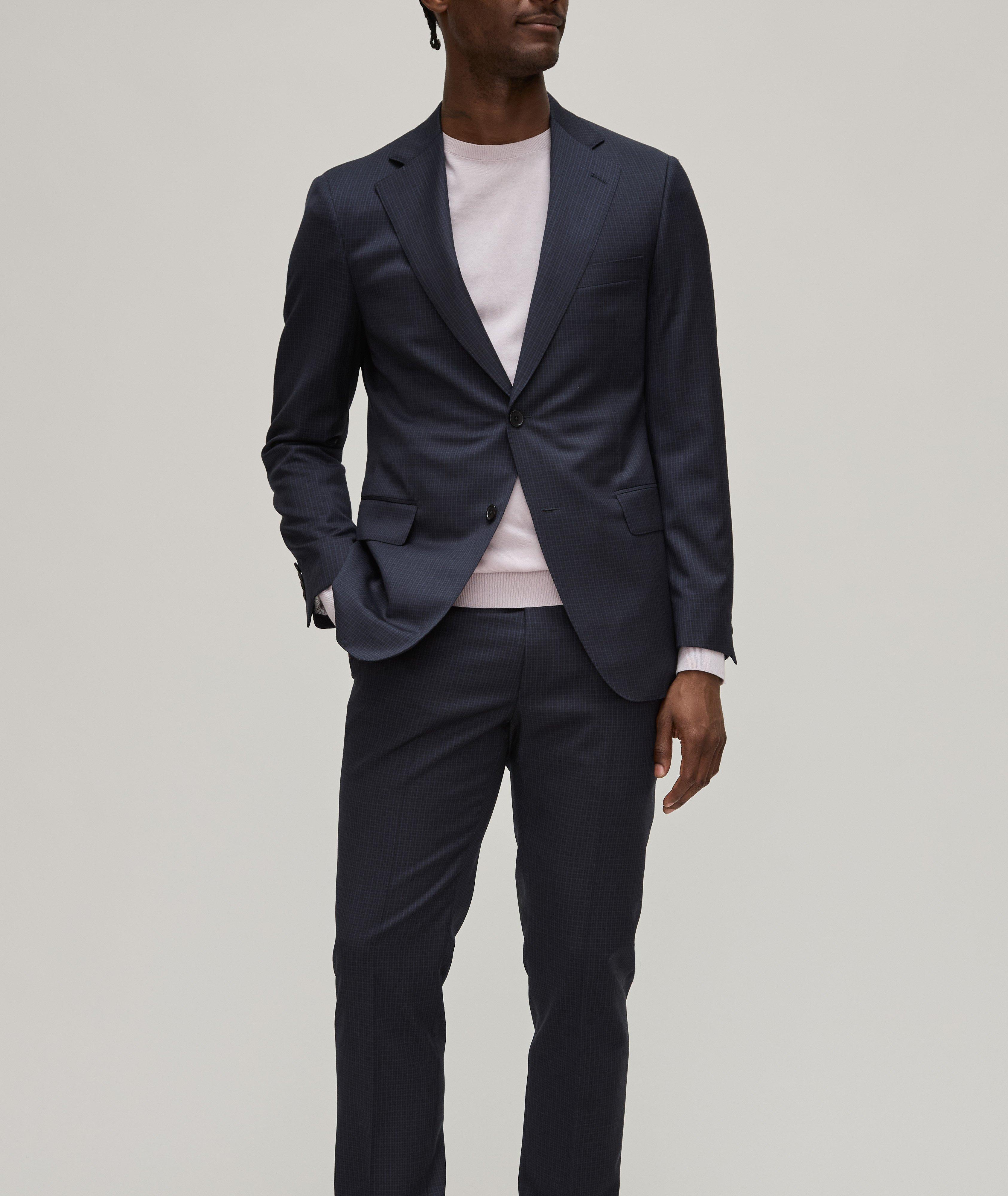 Modern Check Wool Suit image 1