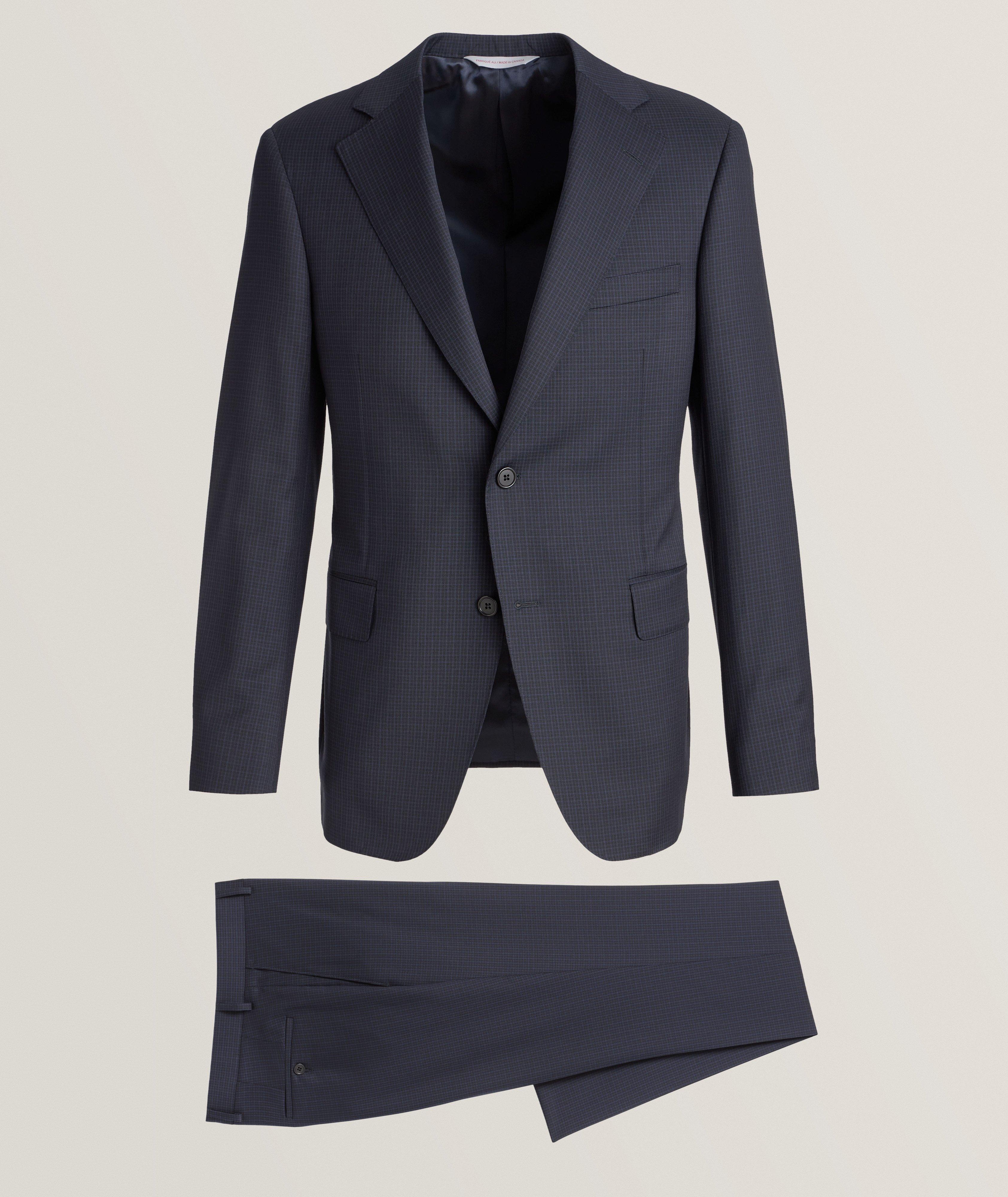 Modern Check Wool Suit image 0