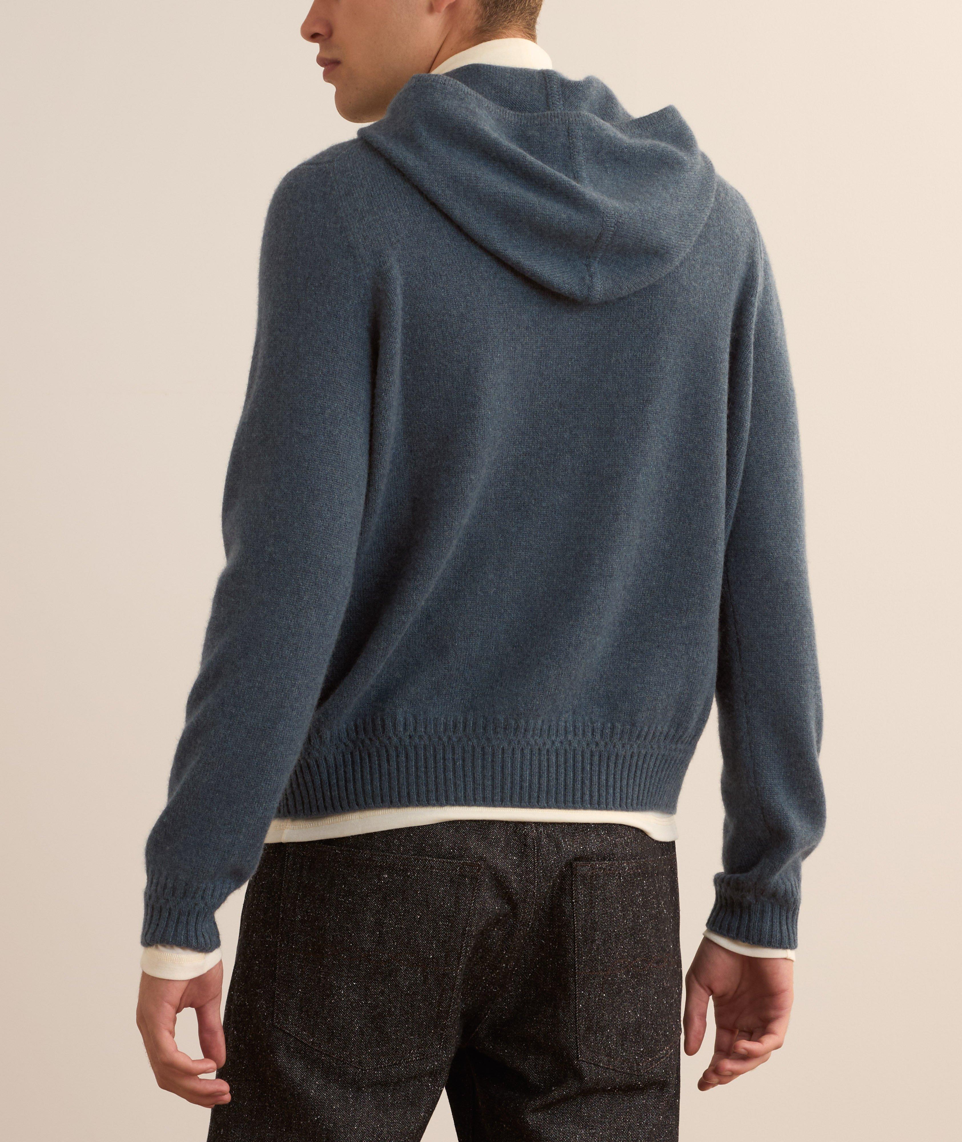 Full-Zip Cashmere Hooded Sweater  image 2