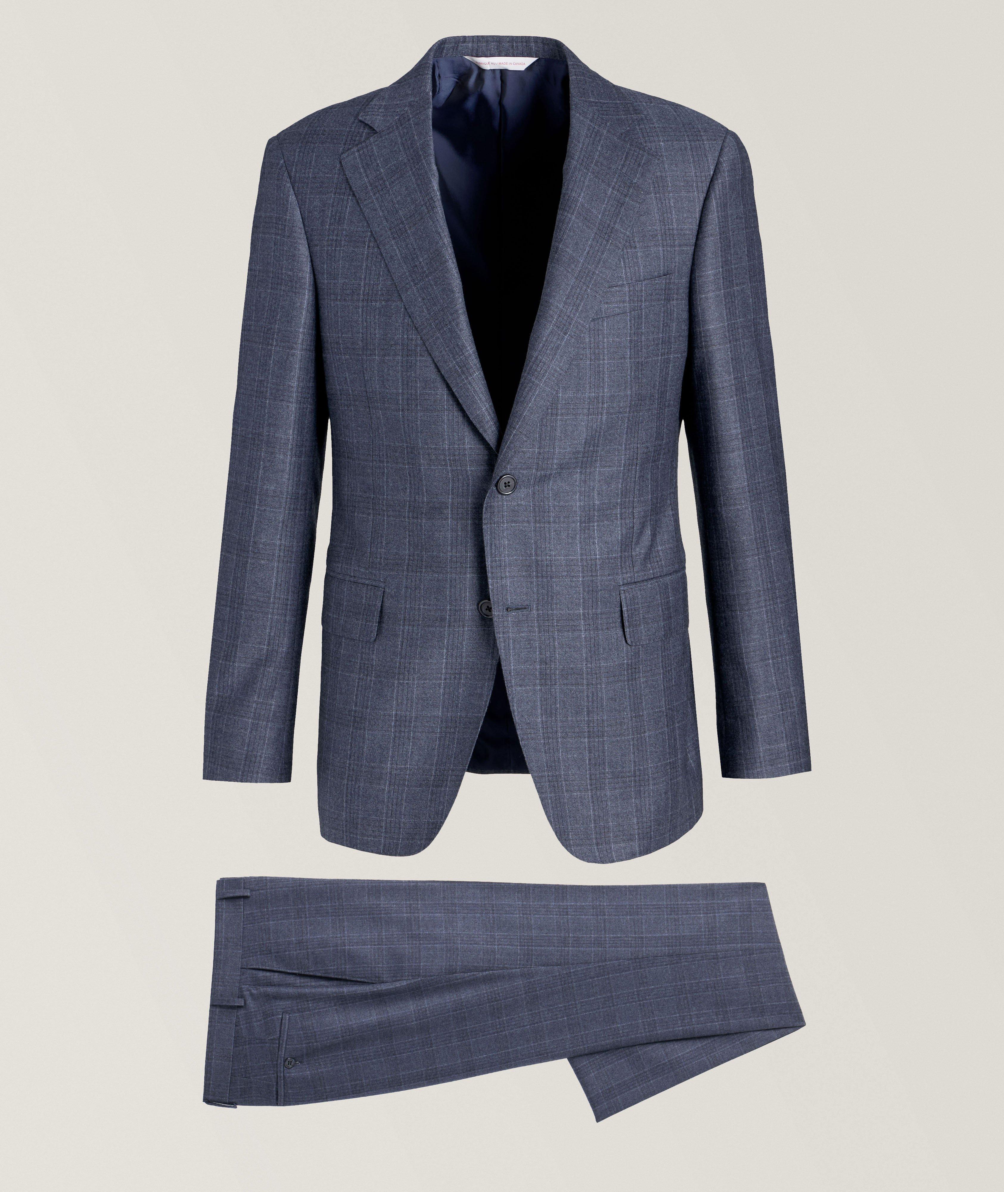 Large Check Wool Suit image 0