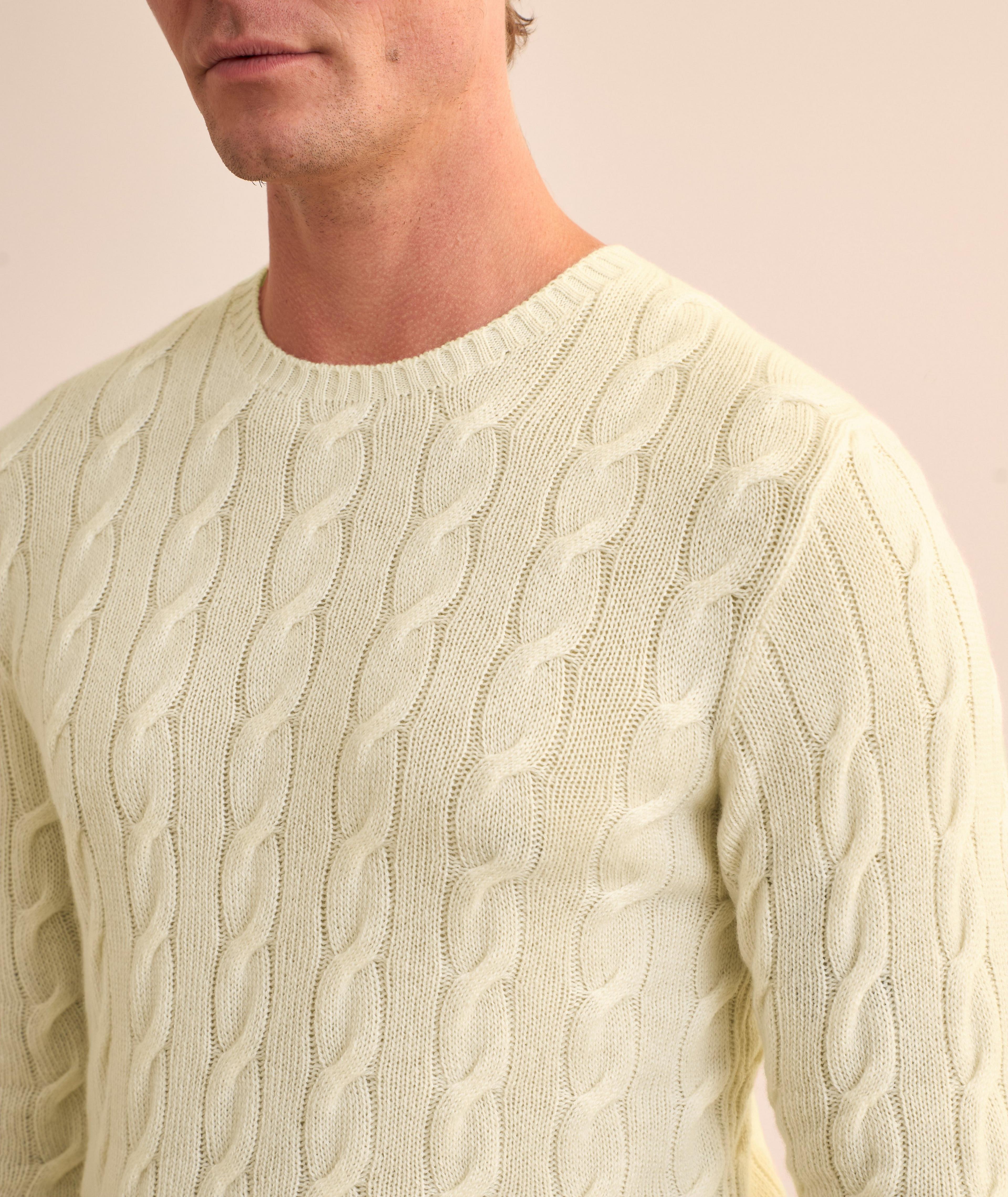 Cashmere Cable Knit Sweater image 3