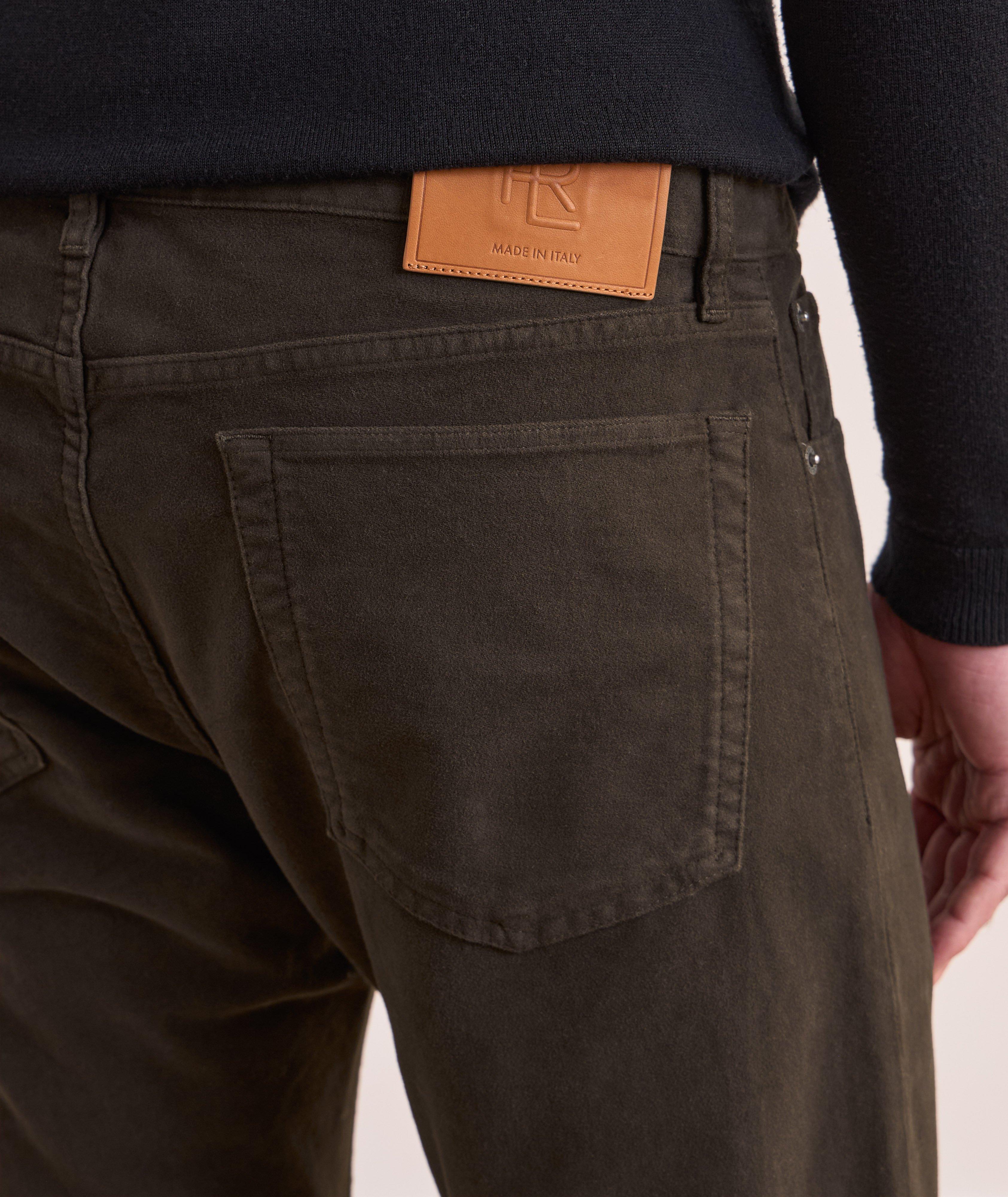 Full-Length Stretch-Cotton Slim Pants image 4