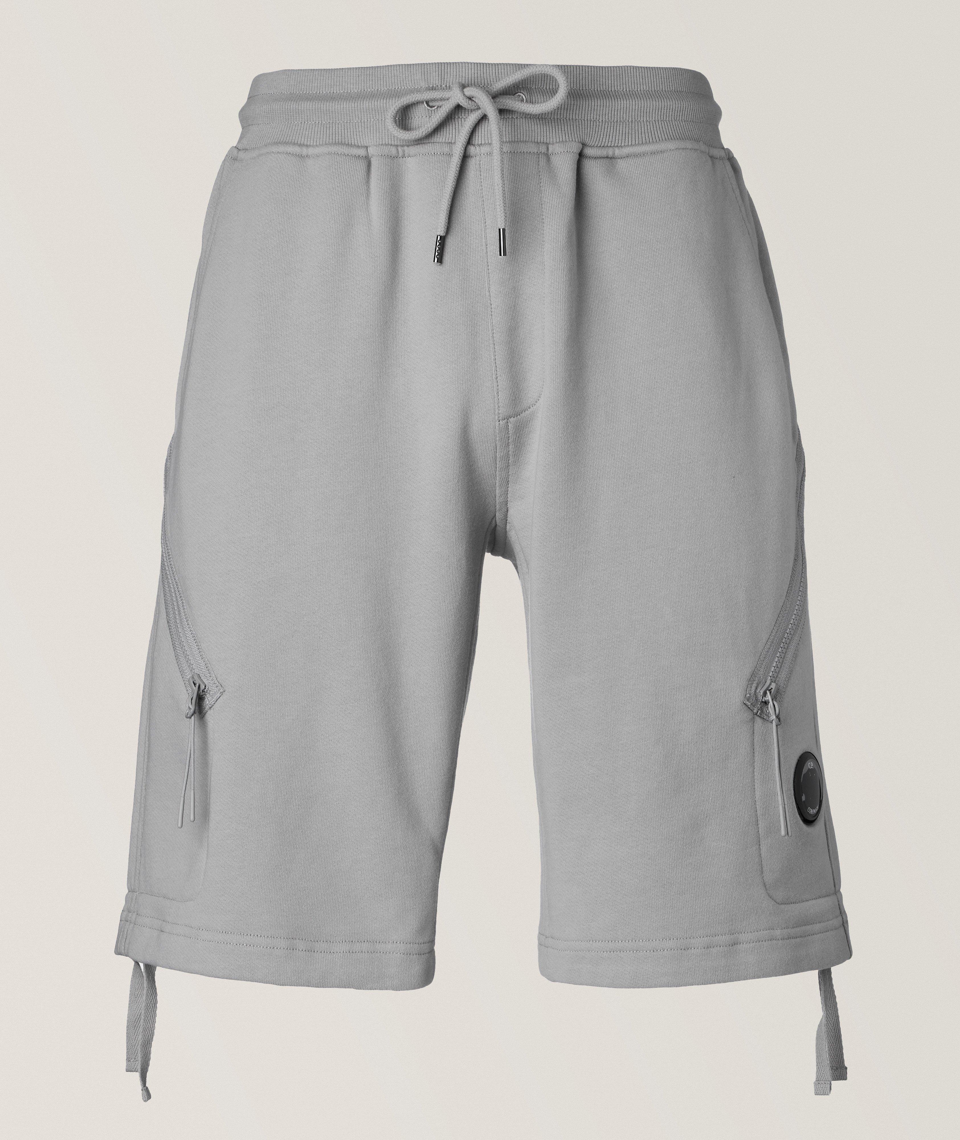 Diagonal Raised Fleece Shorts  image 0