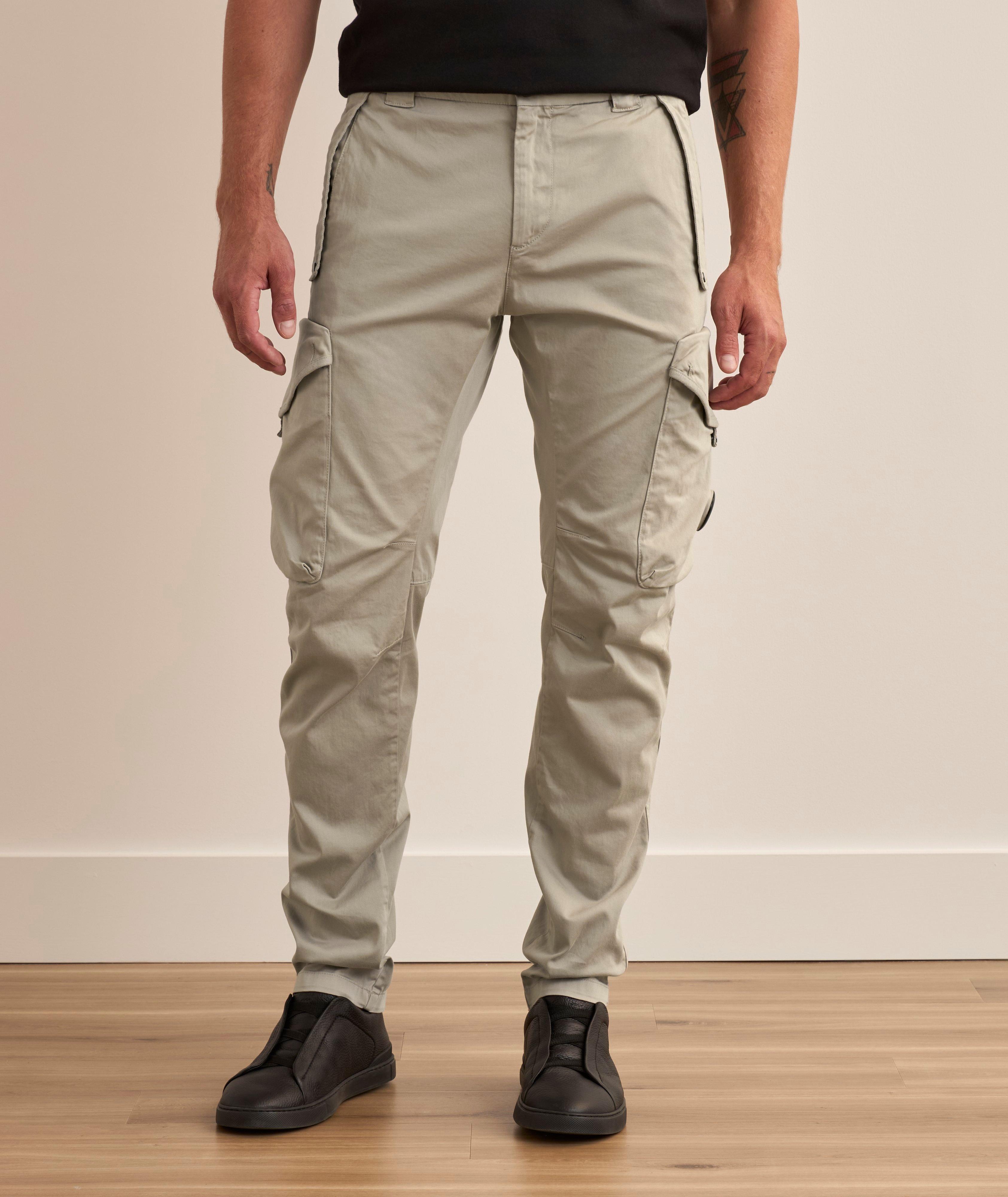 Pantalon de style utilitaire en coton extensible image 1