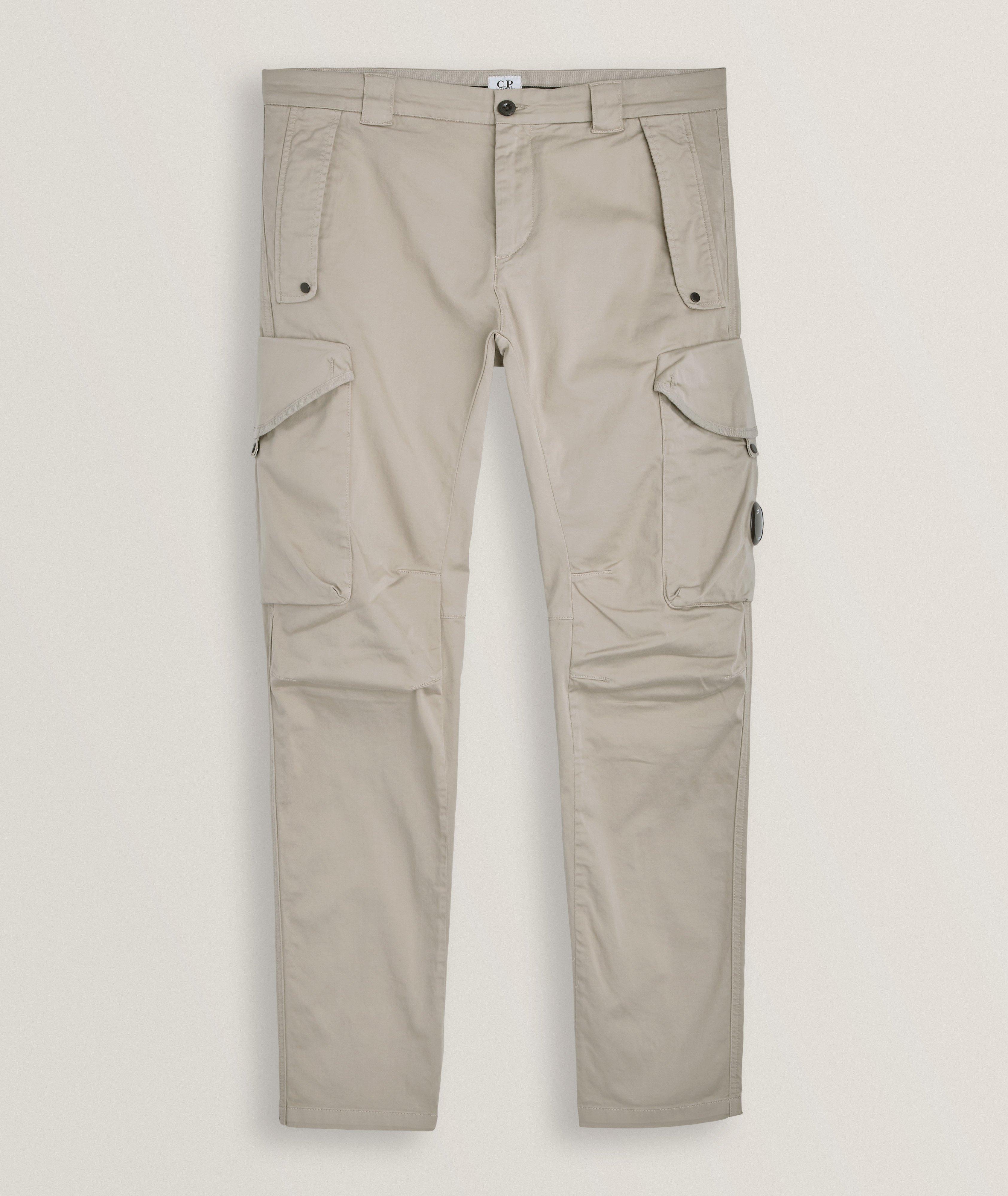 Pantalon de style utilitaire en coton extensible image 0