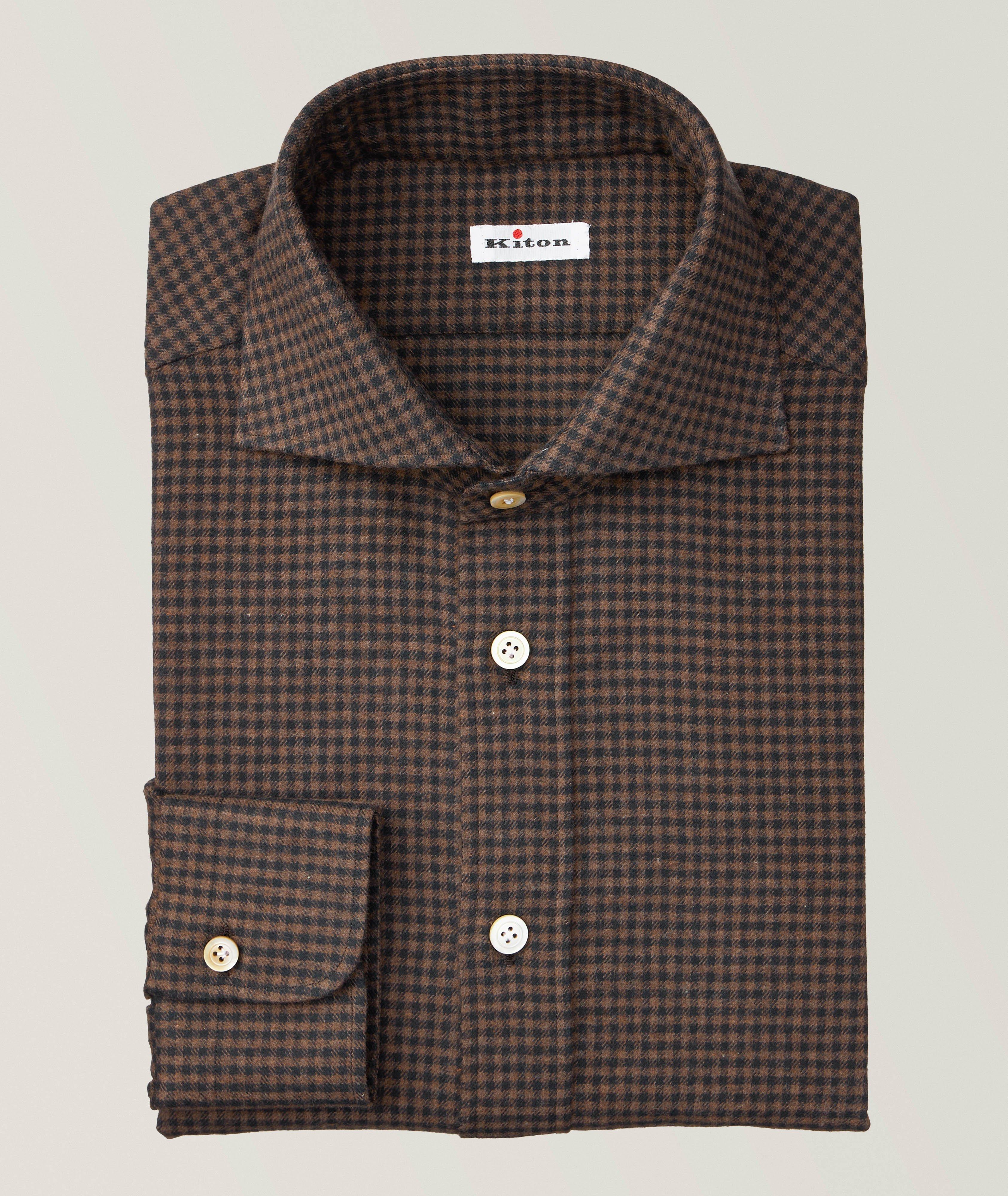  Mini Check Cotton Sport Shirt image 0