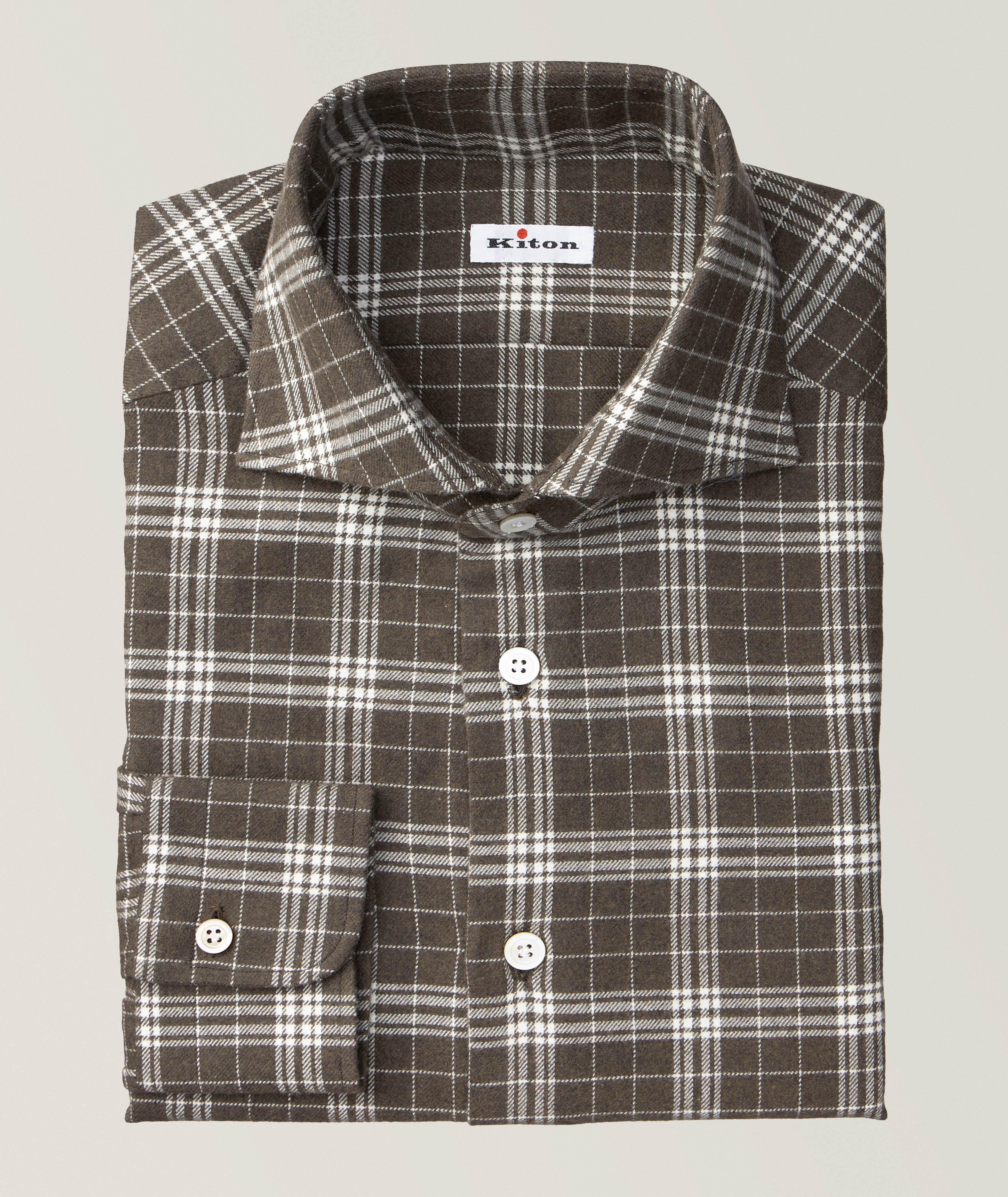 Flannel Check Cotton Sport Shirt image 0