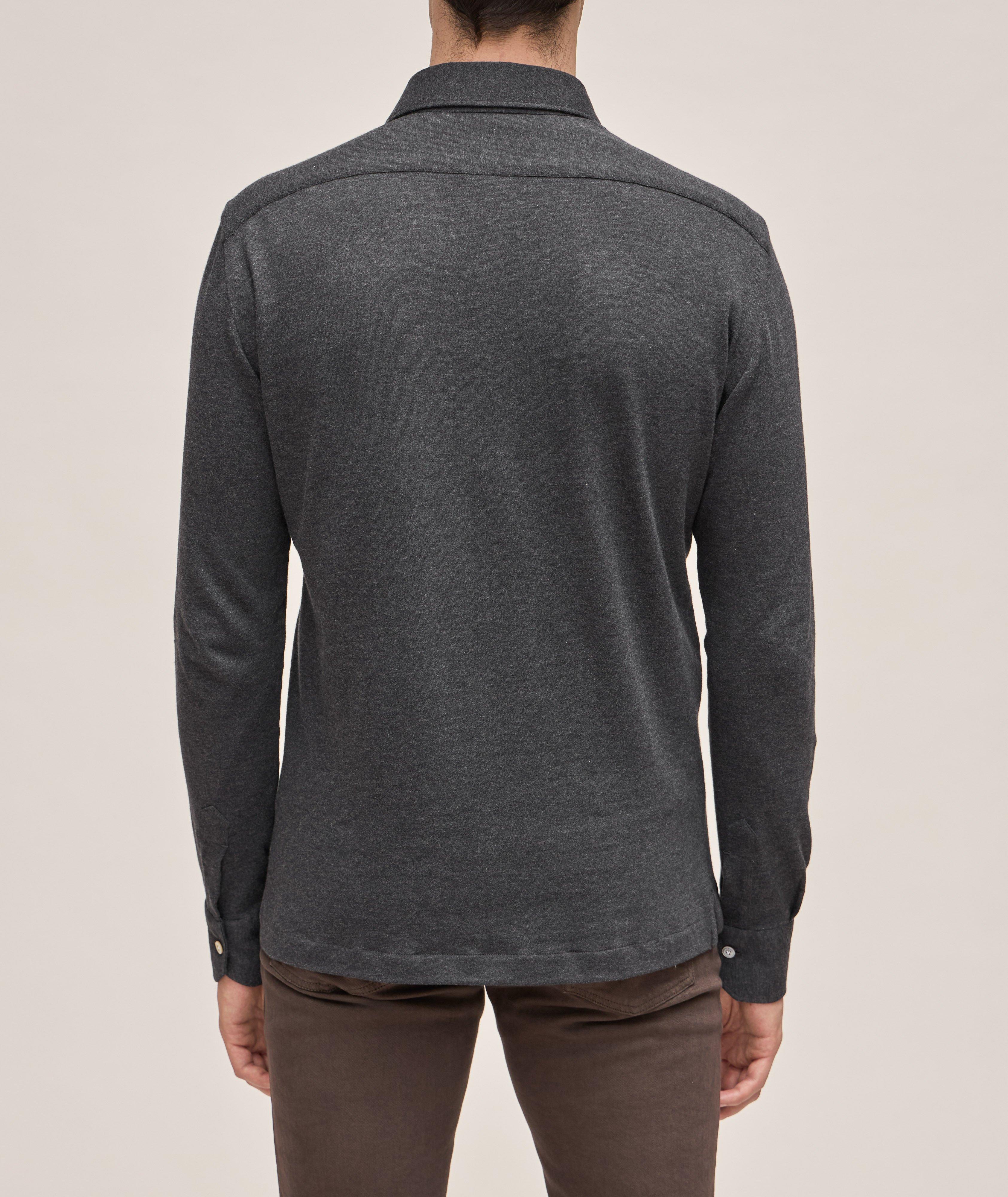 Cotton-Cashmere Long-Sleeve Polo image 2