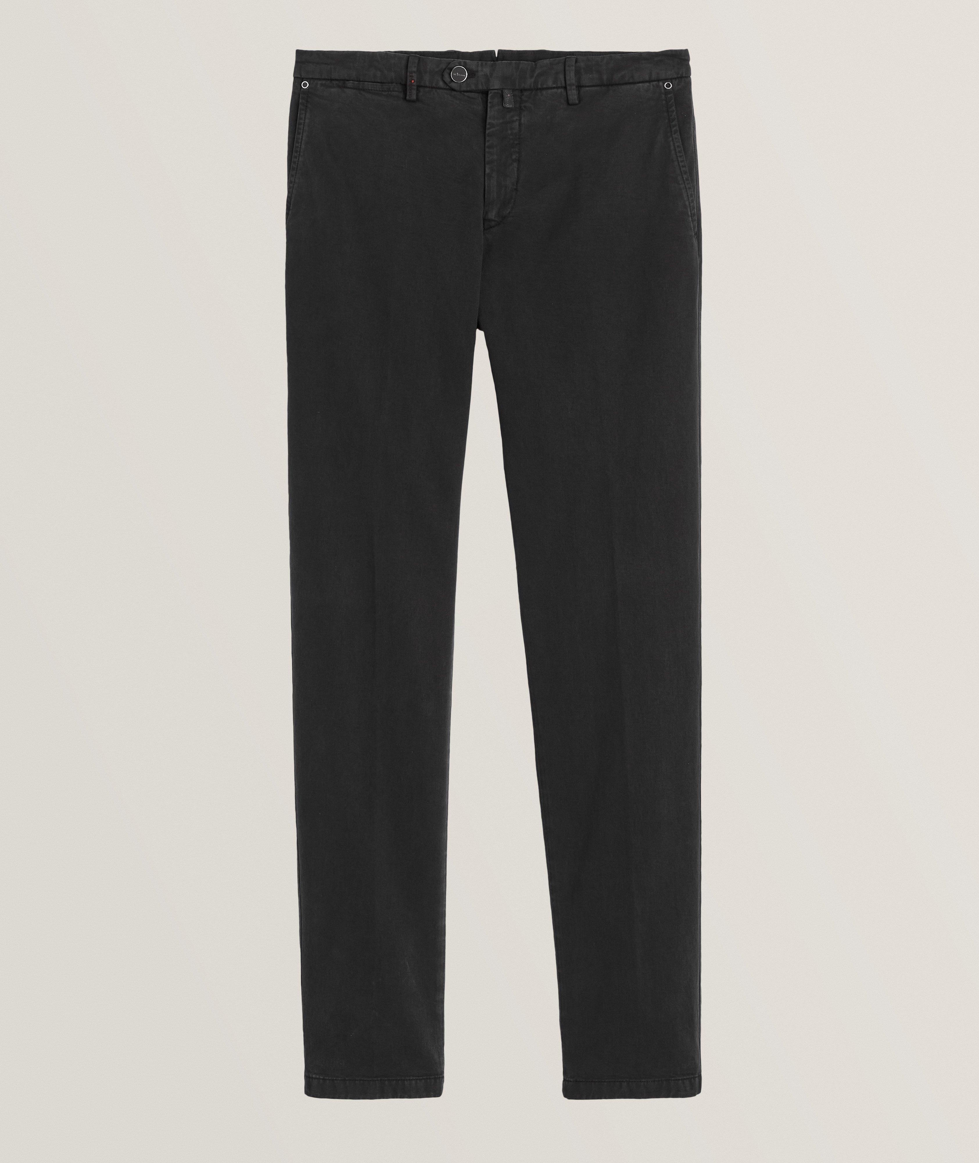 Cotton-Blend Classic Sports Trousers image 0