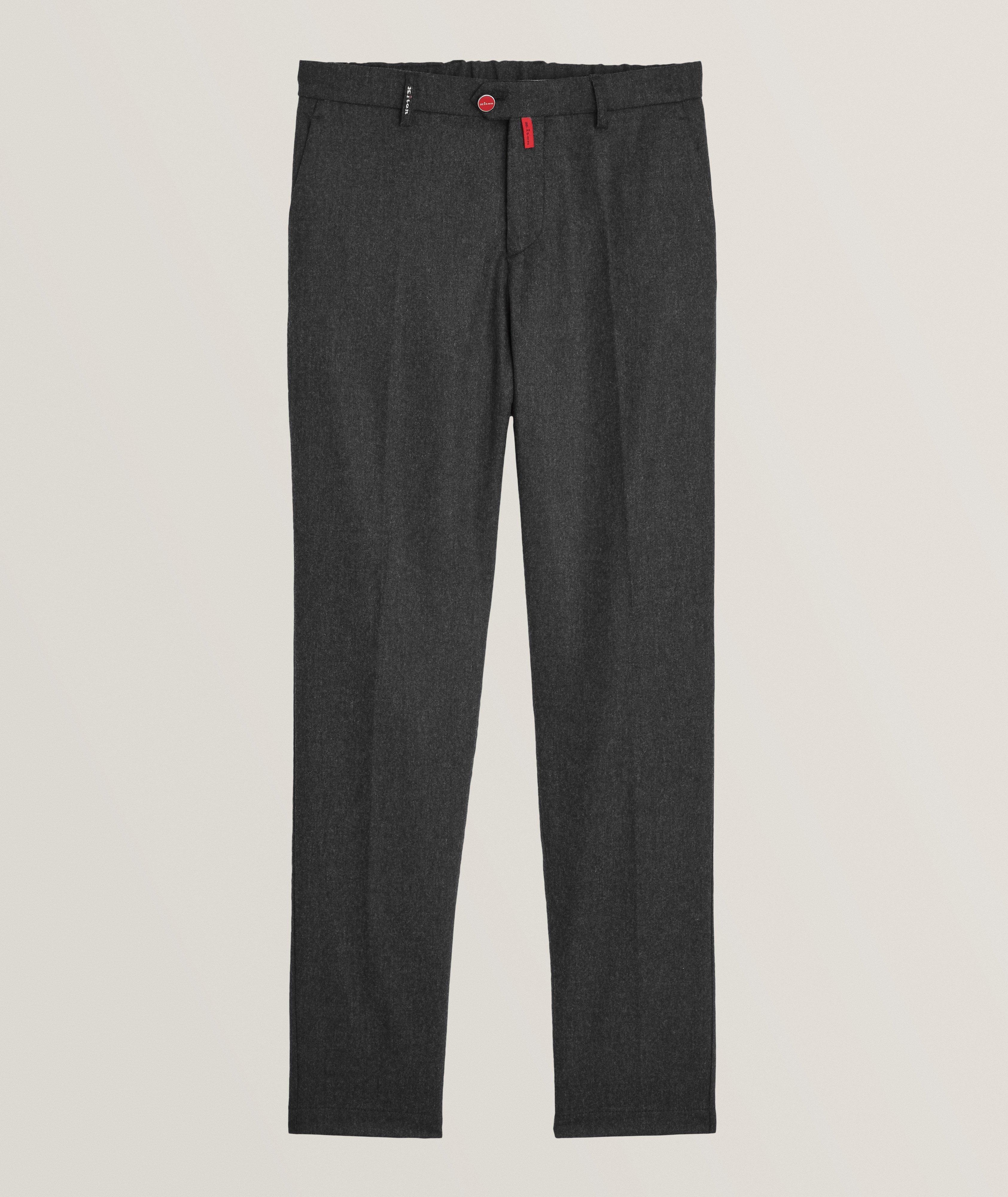 Mélange Wool-Blend Pants