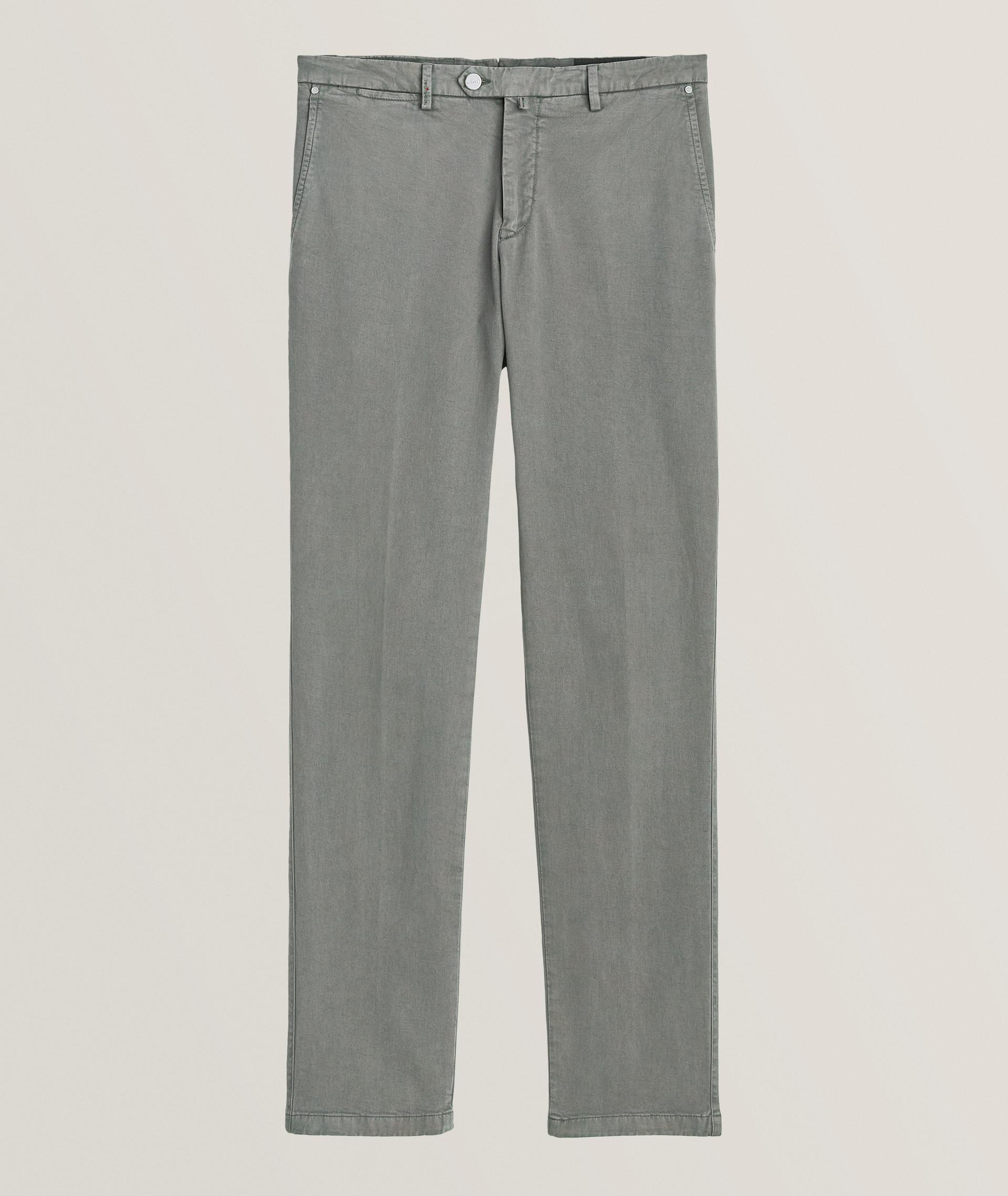 Cotton-Blend Classic Sports Trousers image 0
