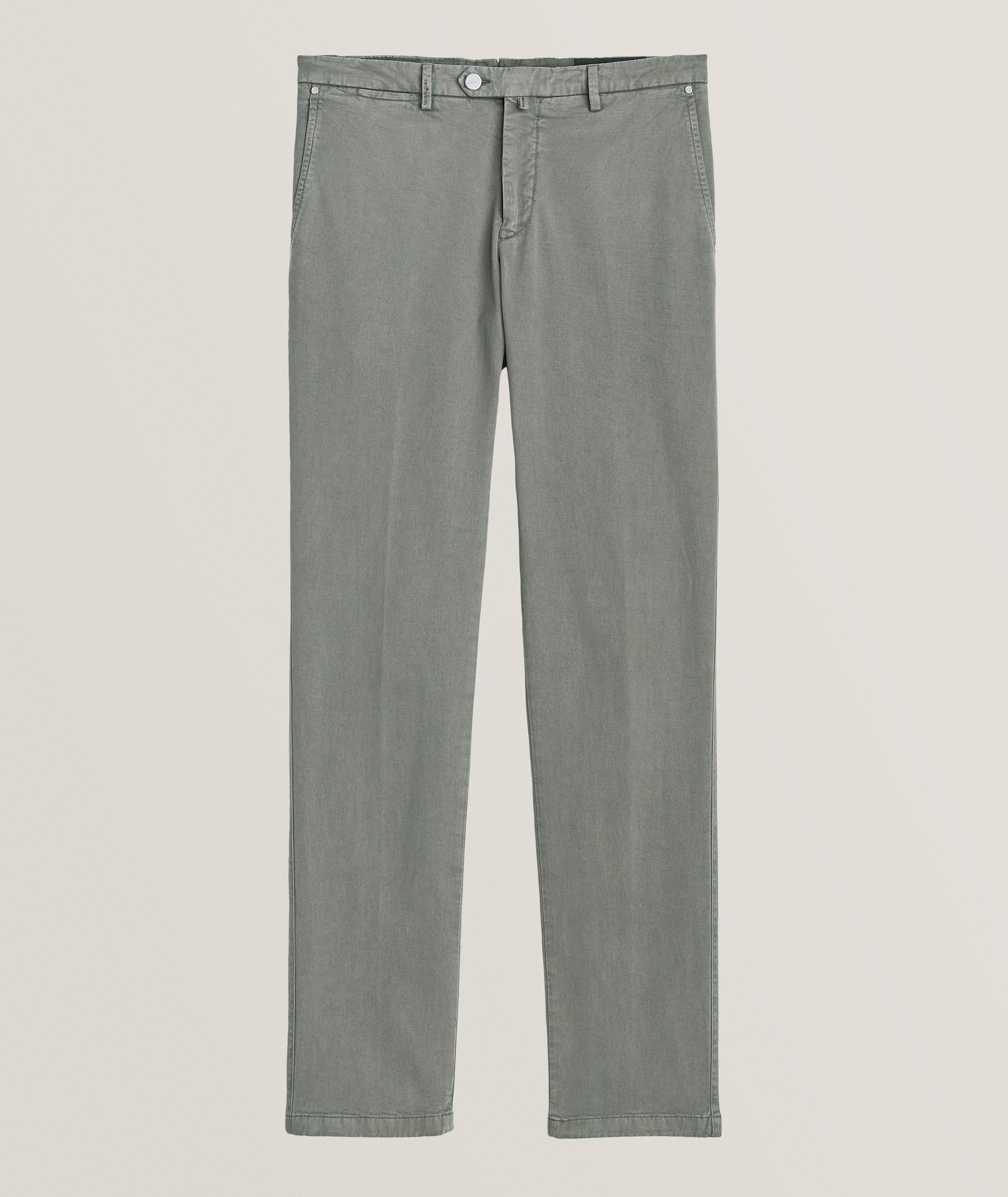 Cotton-Blend Classic Sports Trousers image 0