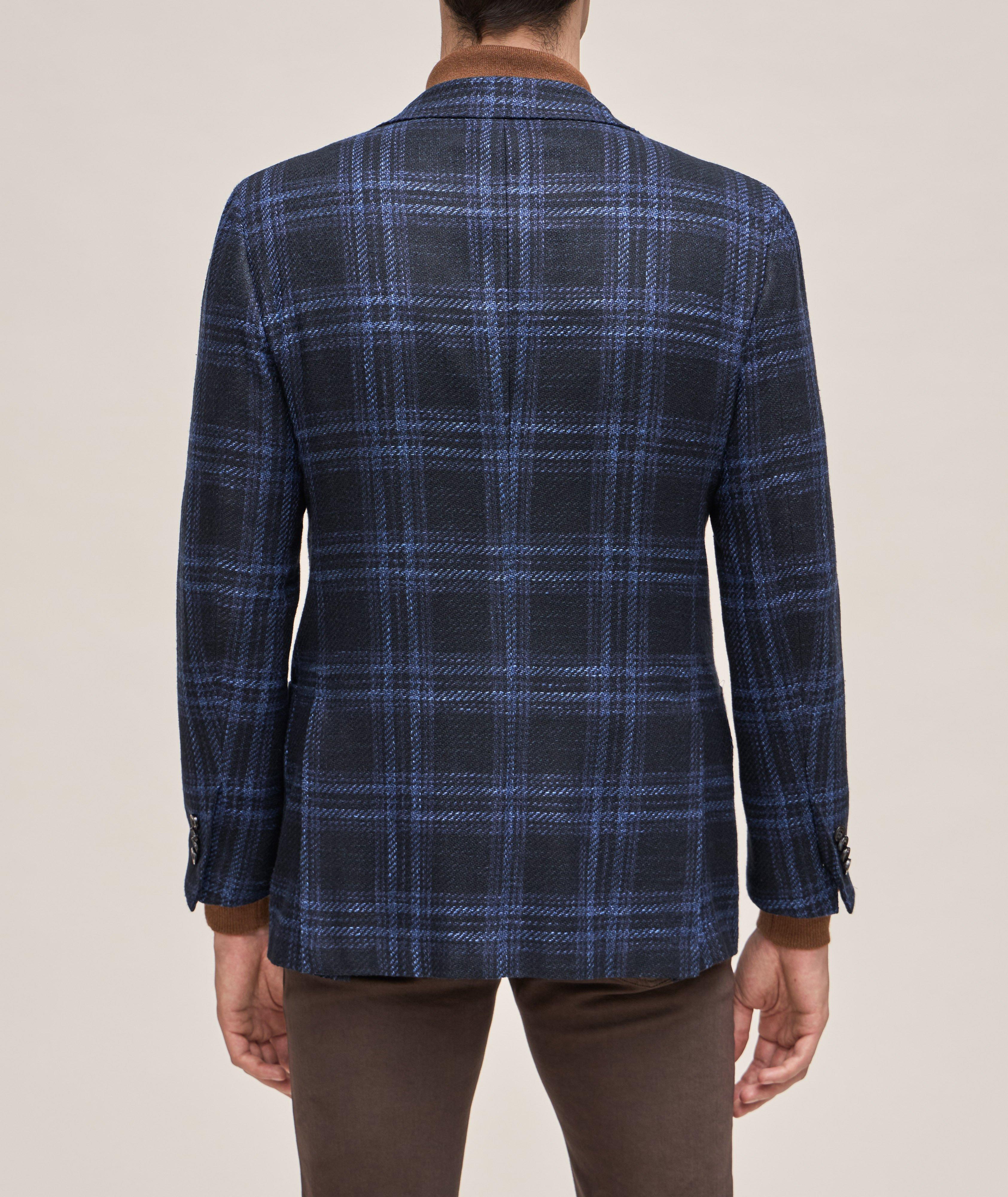 Plaid Virgin Wool-Blend Sport Jacket image 2