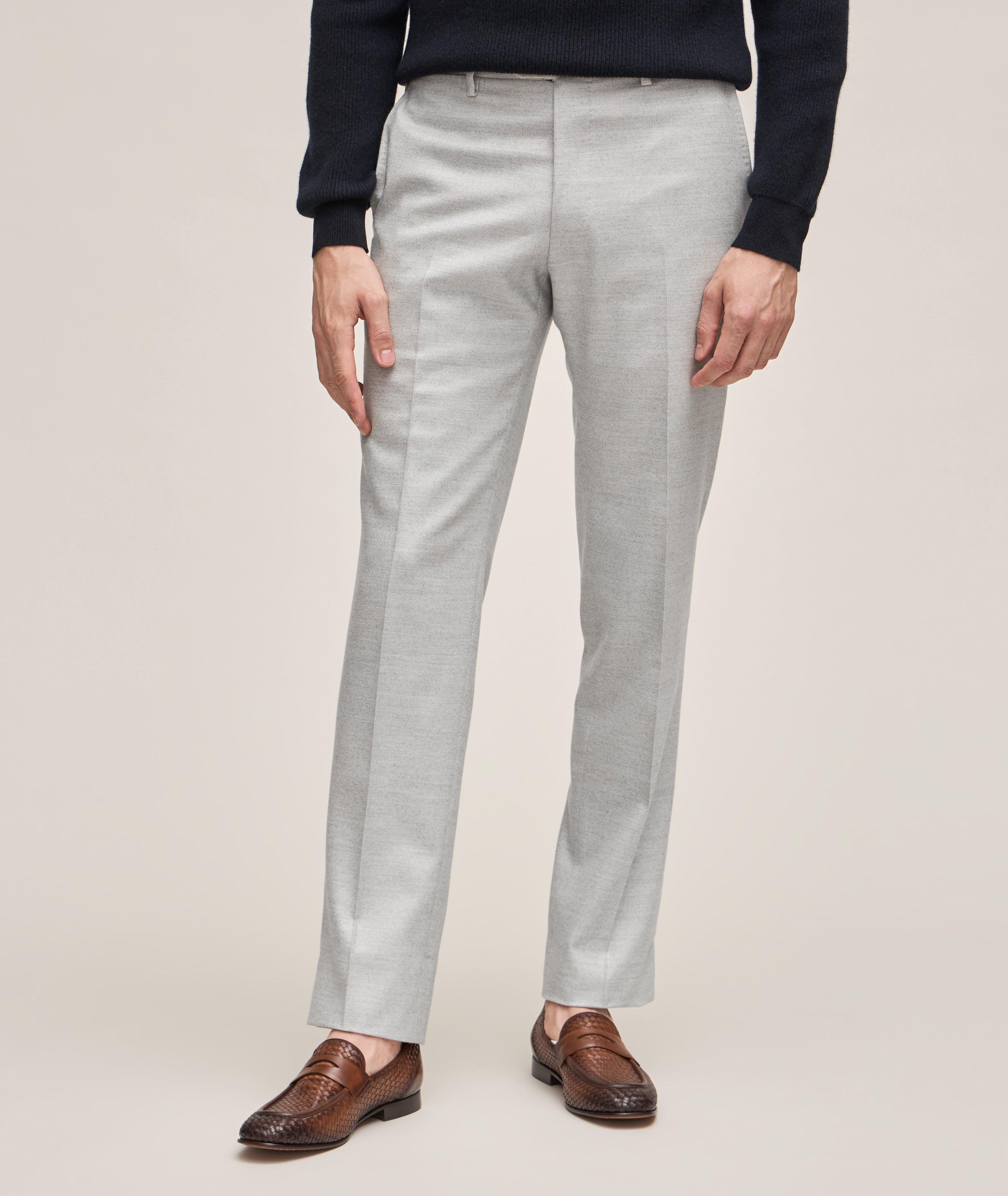 Hopsack Wool-Cashmere Dress Pants image 1