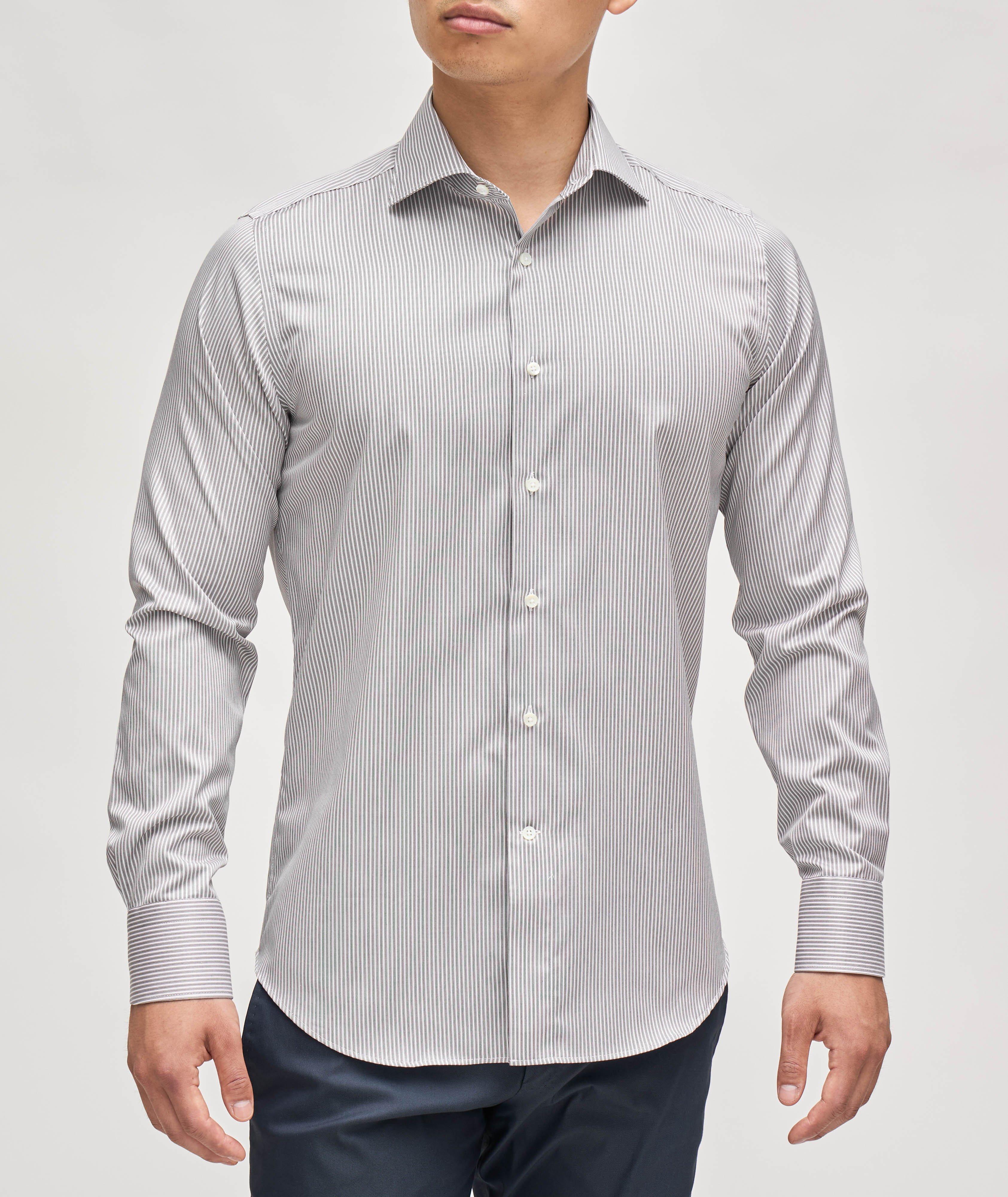 Impeccable Pinstripe Cotton Shirt  image 1