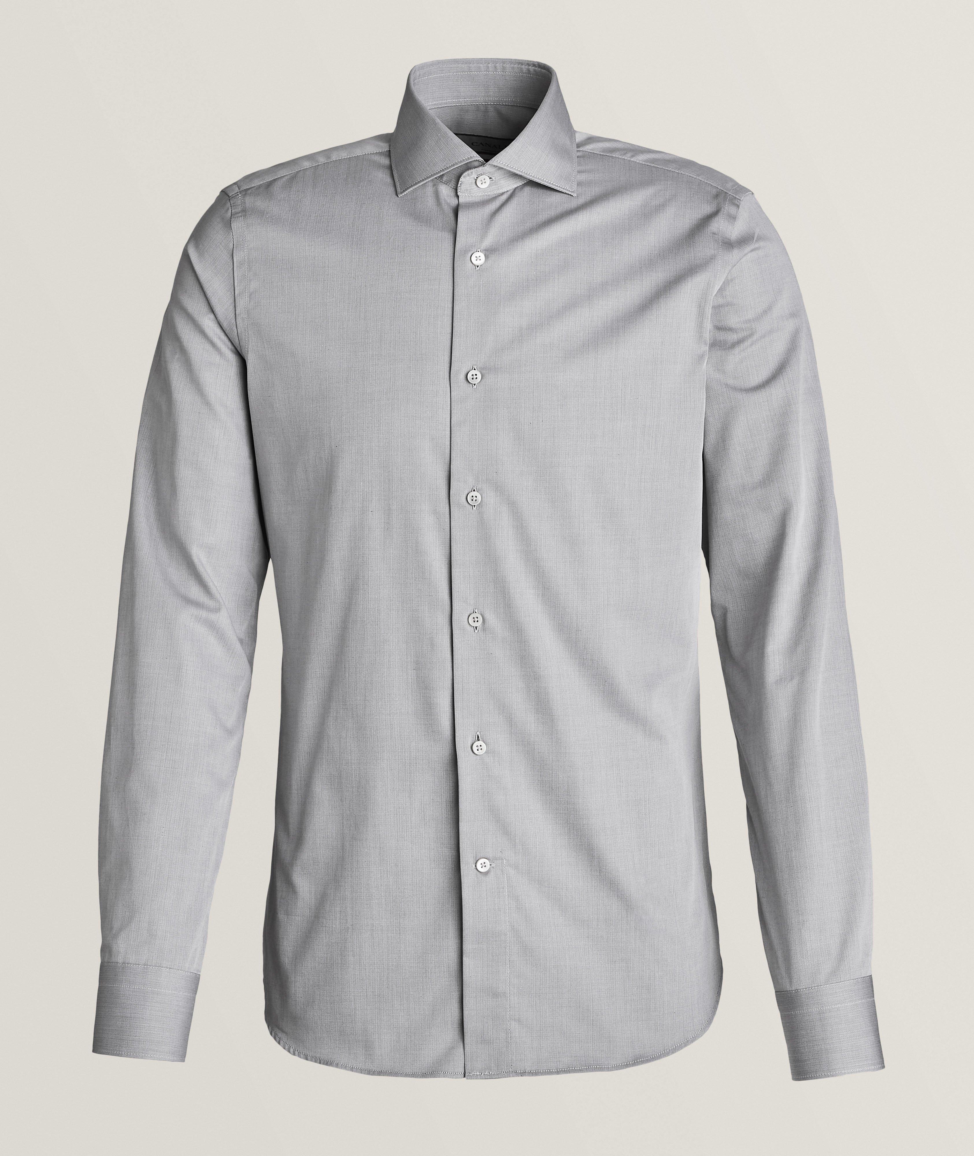 Canali Chemise décontractée en coton de coupe impeccable