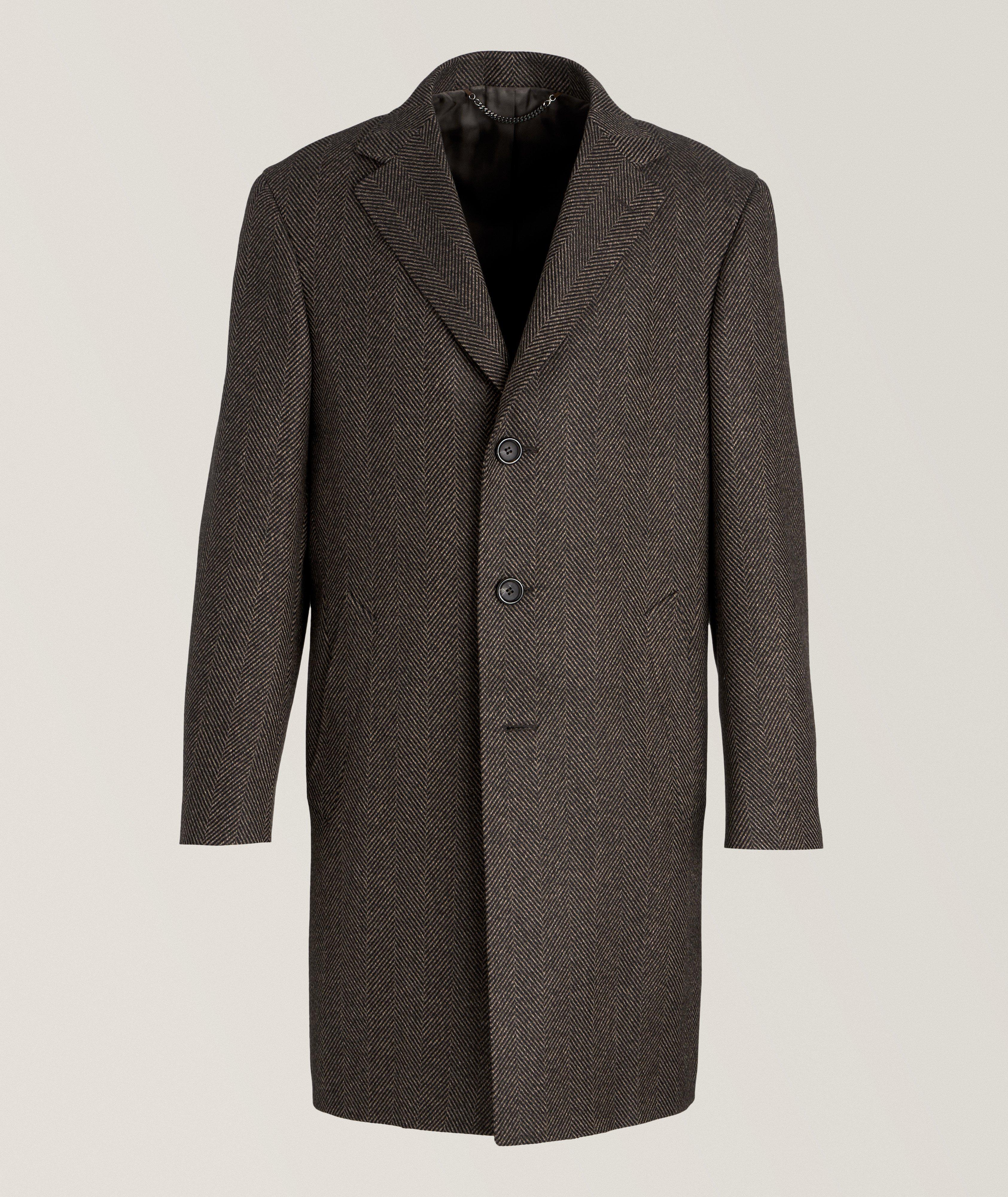 Kei Herringbone Wool-Cashmere Overcoat image 0