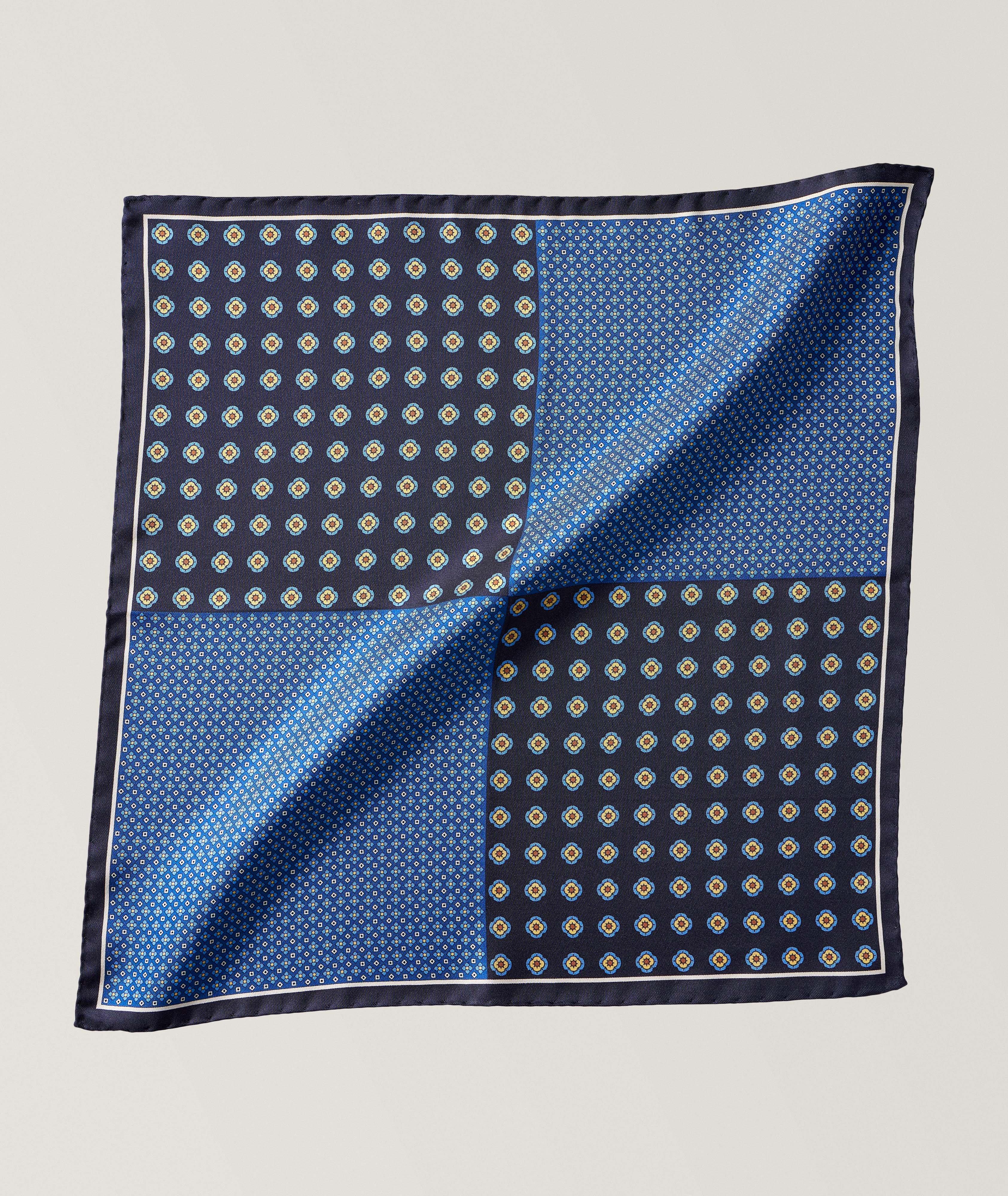 Floral Silk Pocket Square image 0