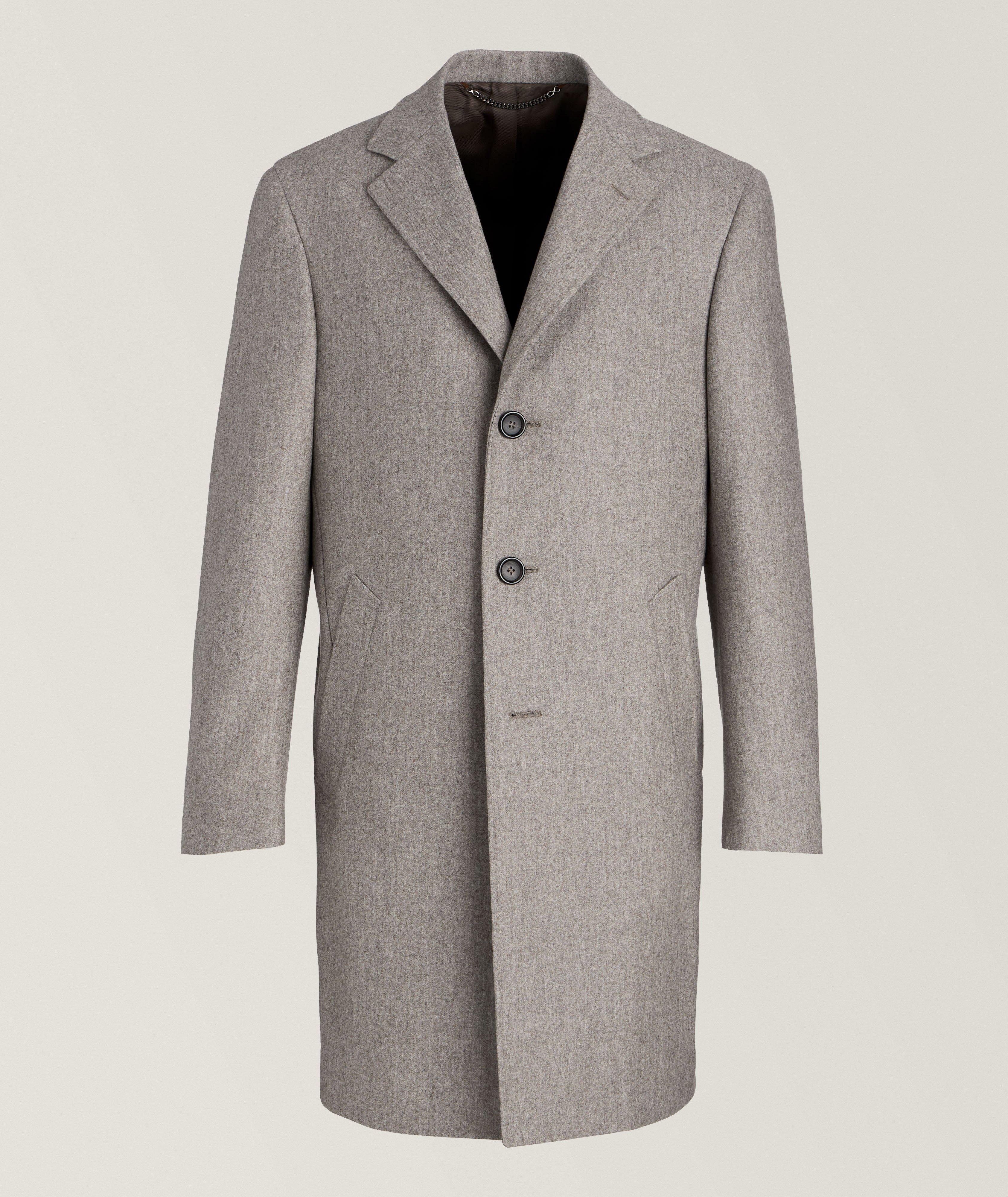 Canali Kei Wool Overcoat 