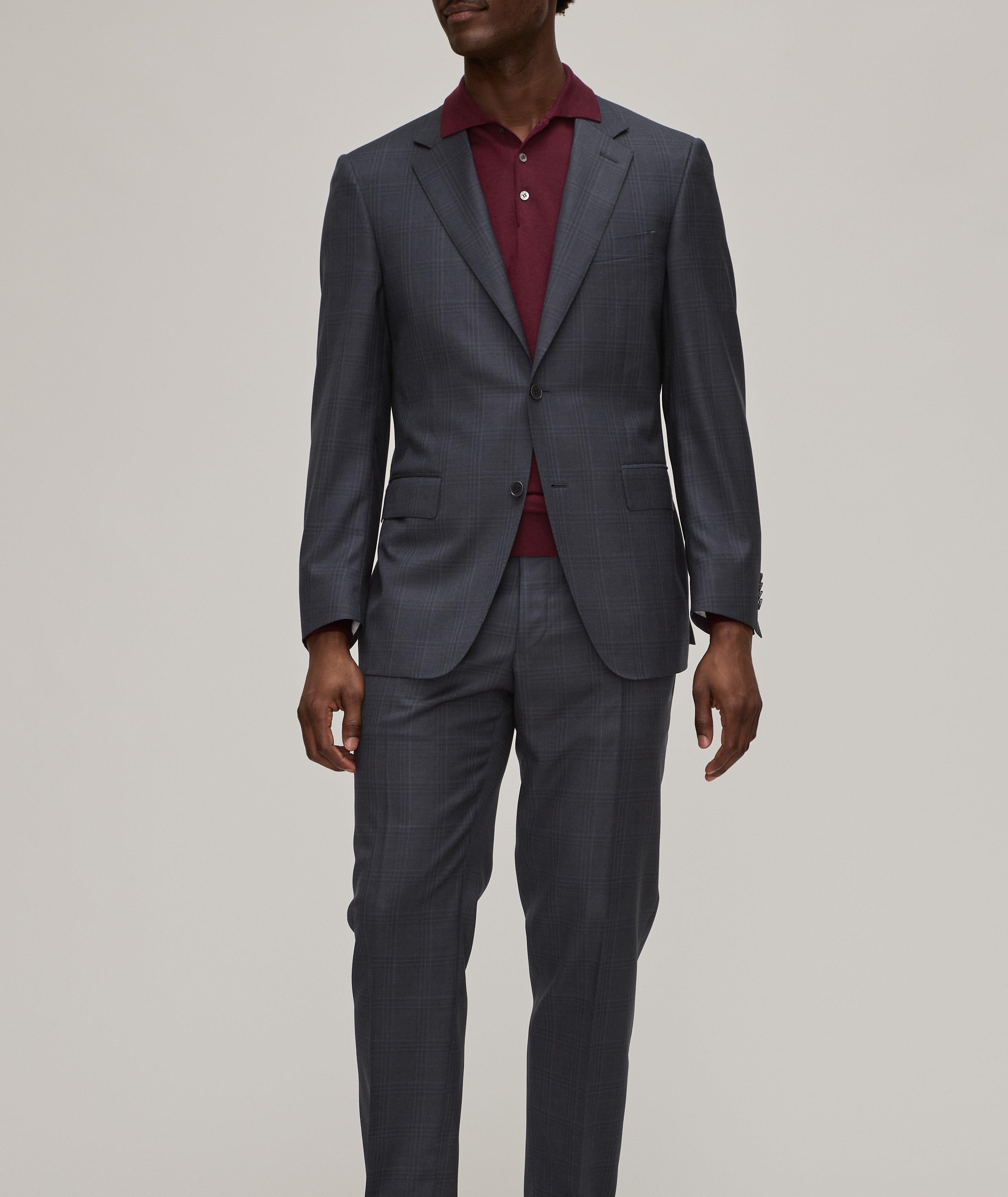 Contemporary Check Wool Suit  image 1