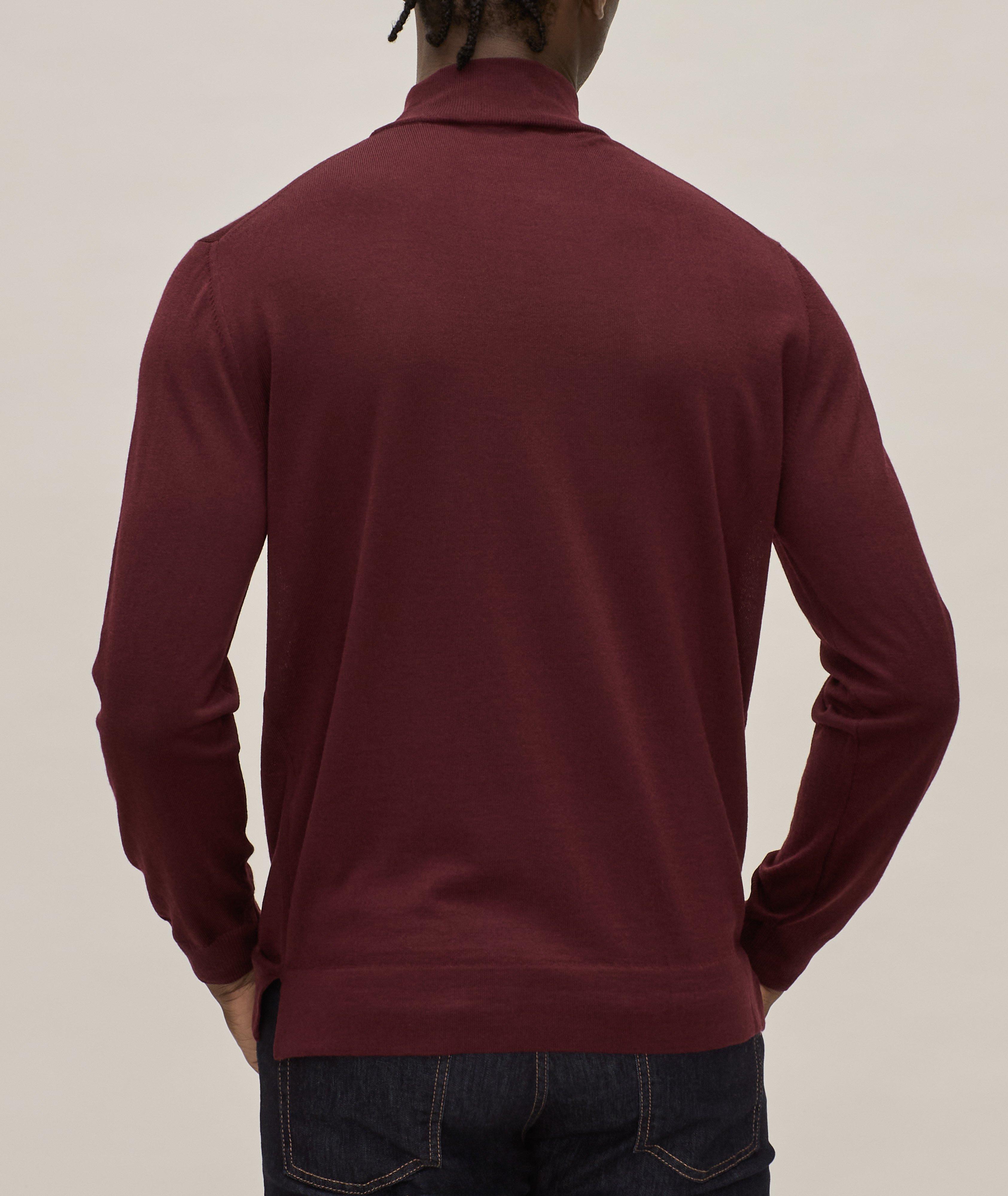 Merino Wool Mock Neck Sweater image 2