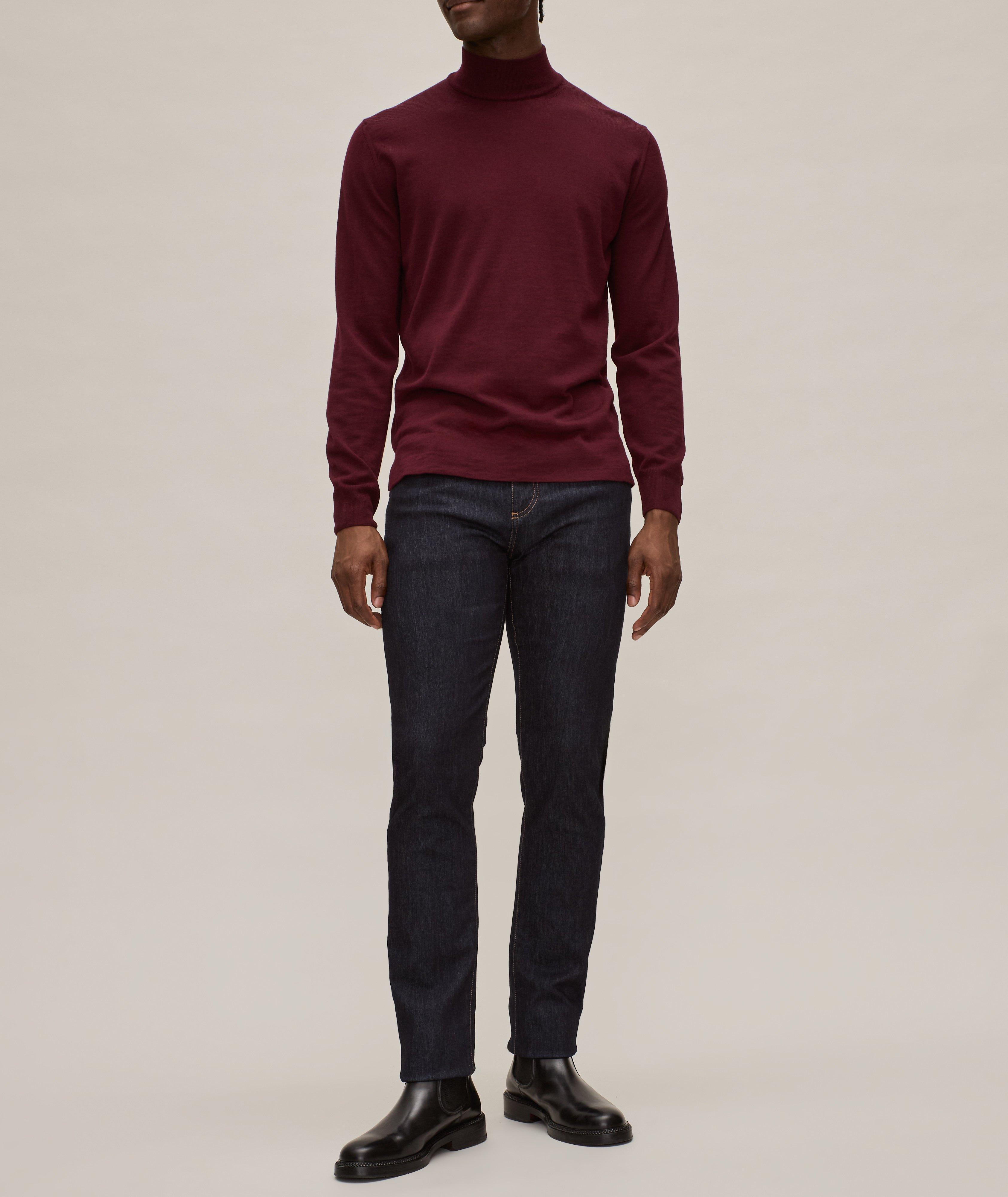 Merino Wool Mock Neck Sweater image 4