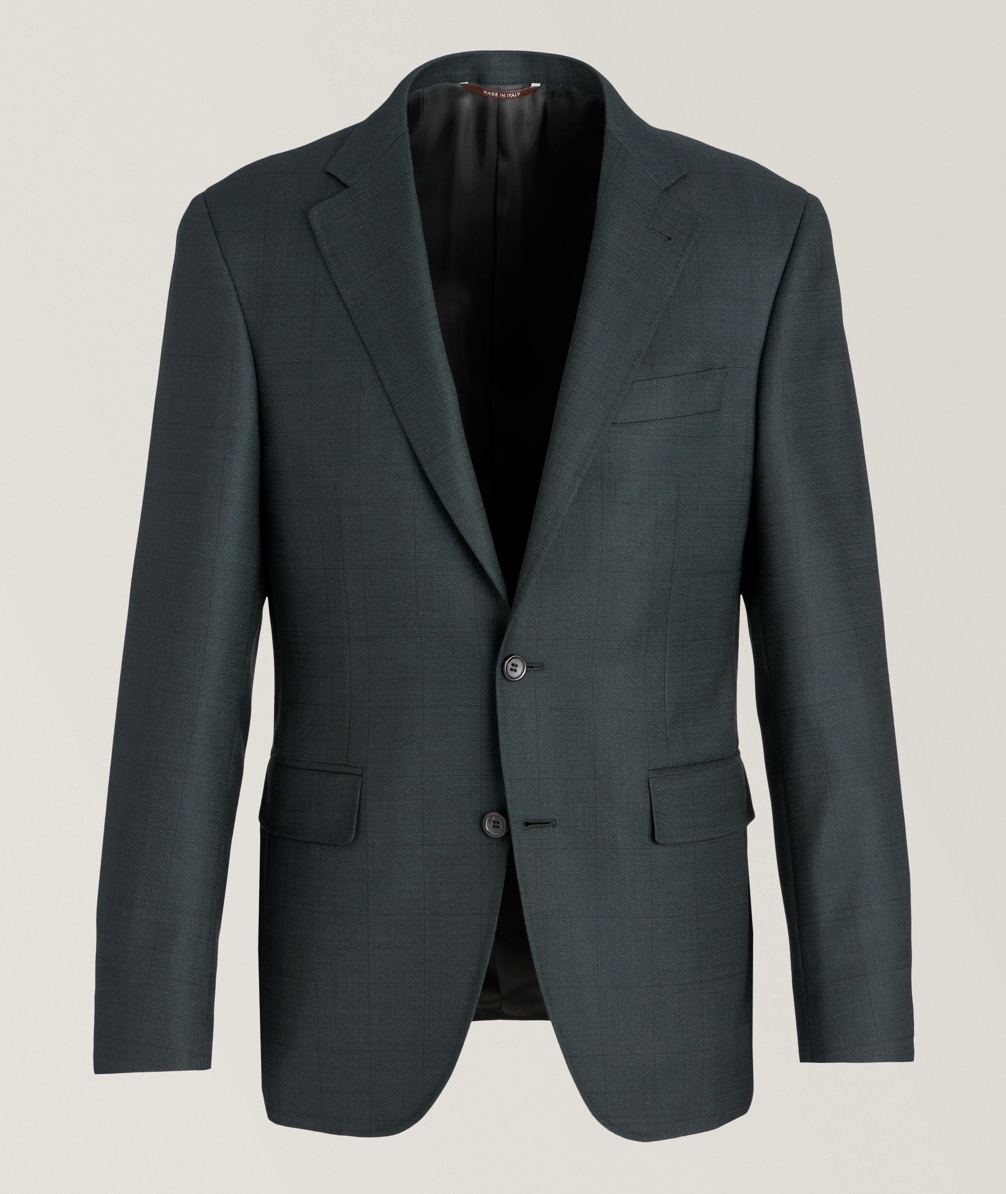 Kei Checked Wool-Silk Sport Jacket image 0