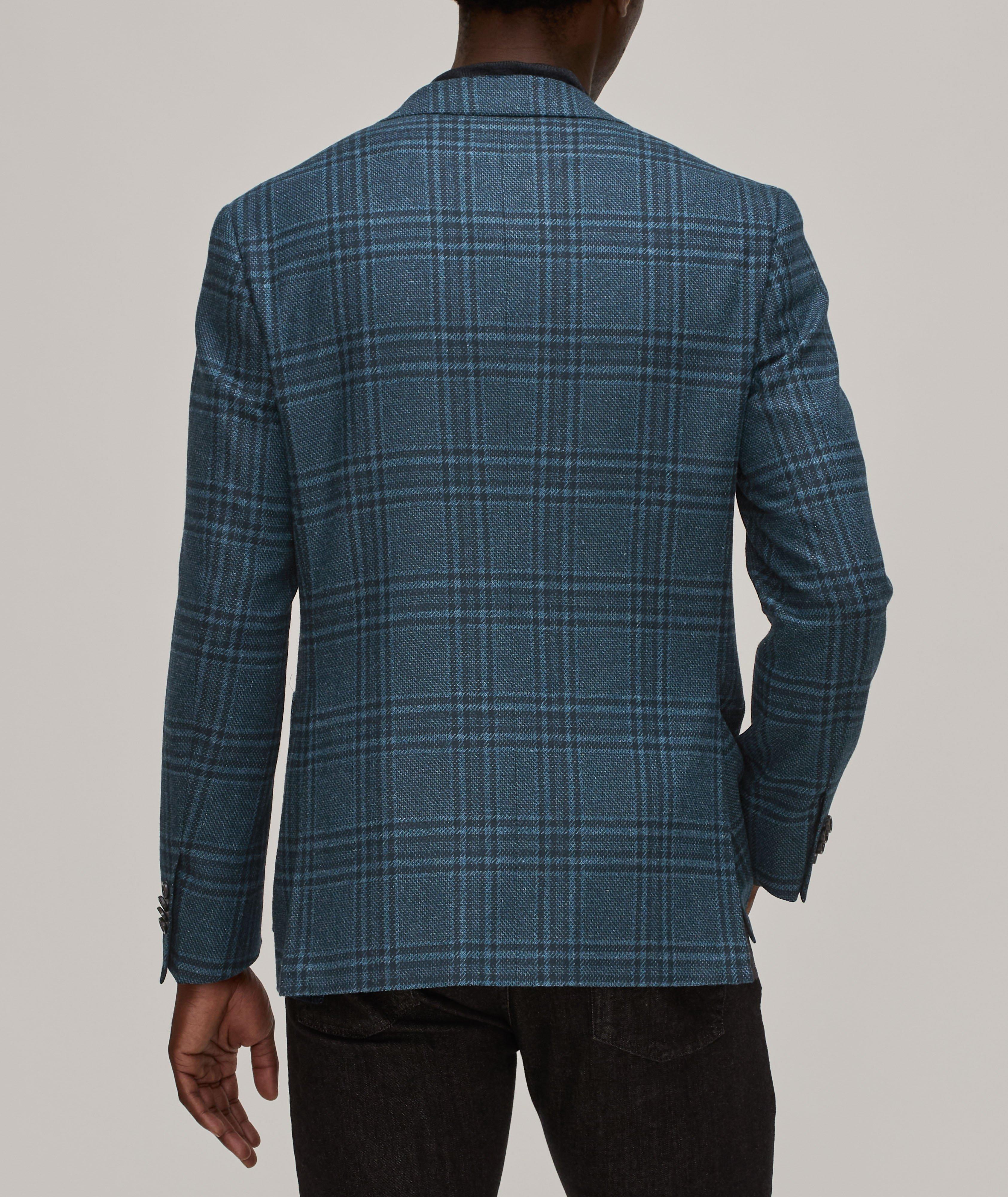 Kei Grid Wool-Blend Sport Jacket image 2