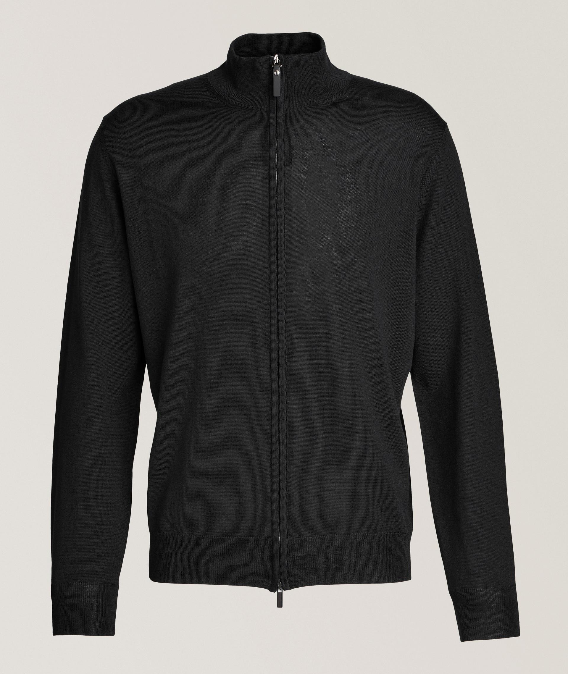 Merino Wool Full-Zip Sweater  image 0