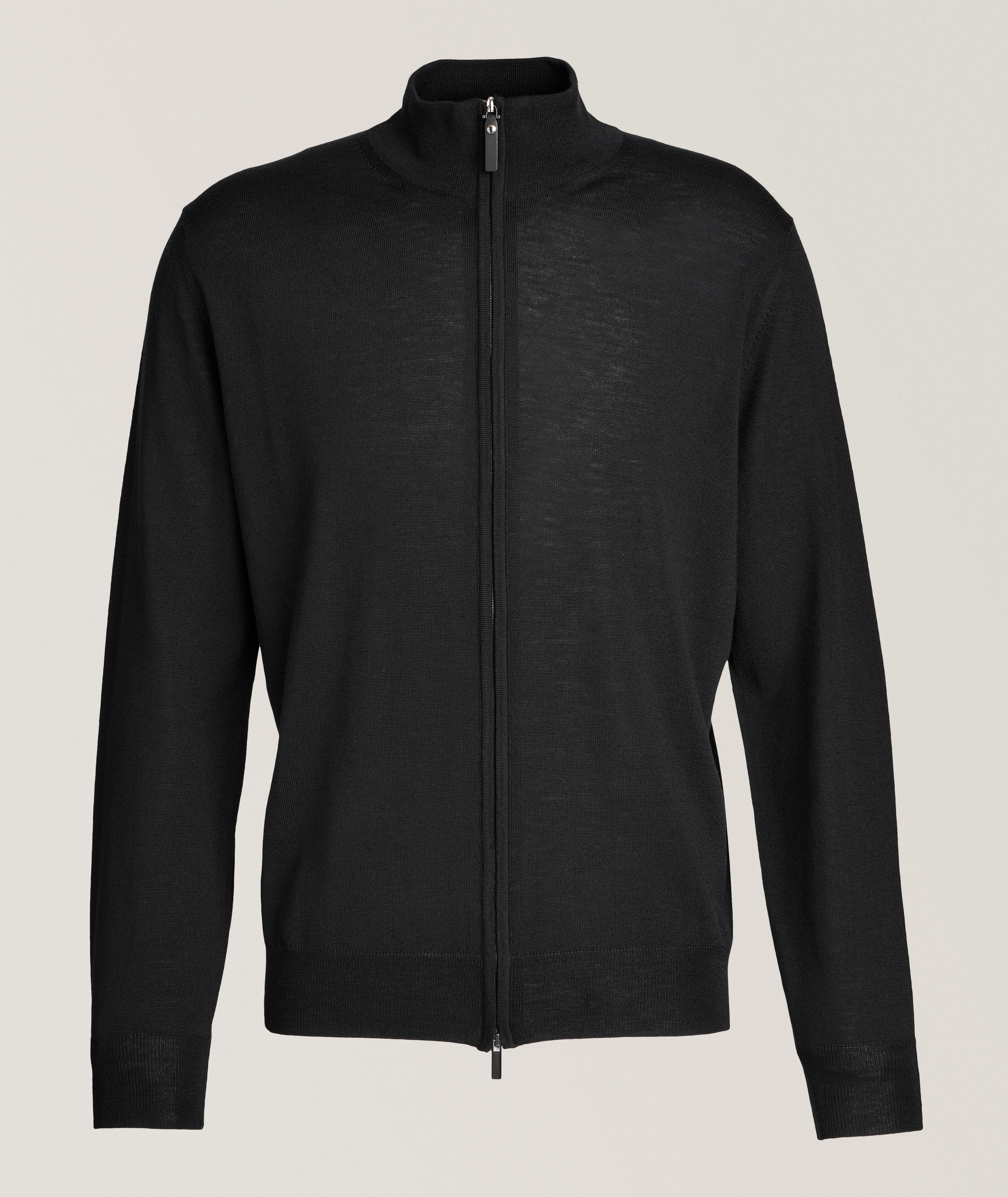 Merino Wool Full-Zip Sweater  image 0